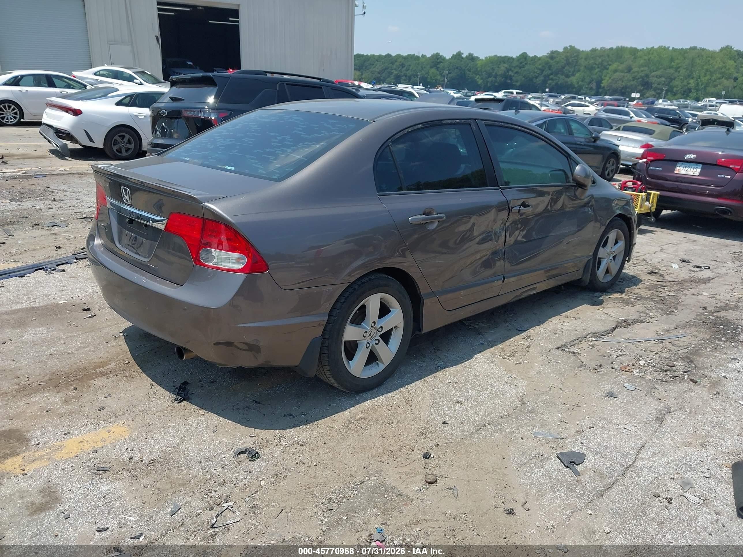 2009 Honda Civic Lx-s Gray vin: 2HGFA16669H539449