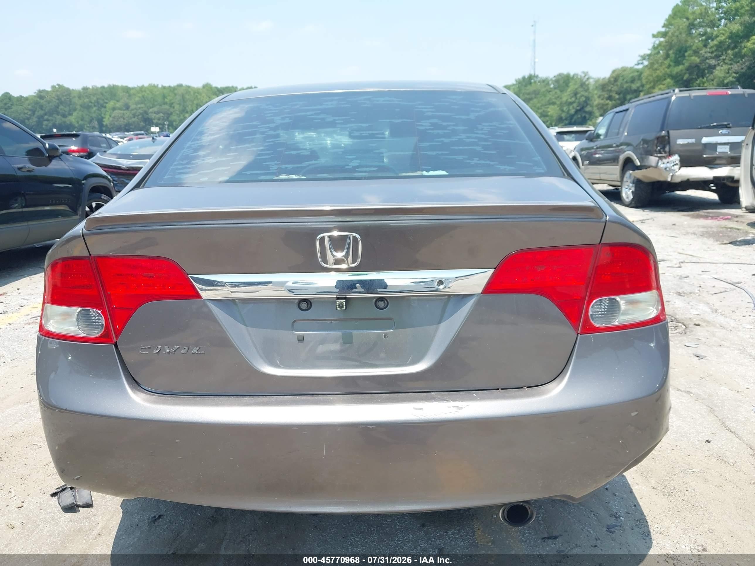 2009 Honda Civic Lx-s Gray vin: 2HGFA16669H539449