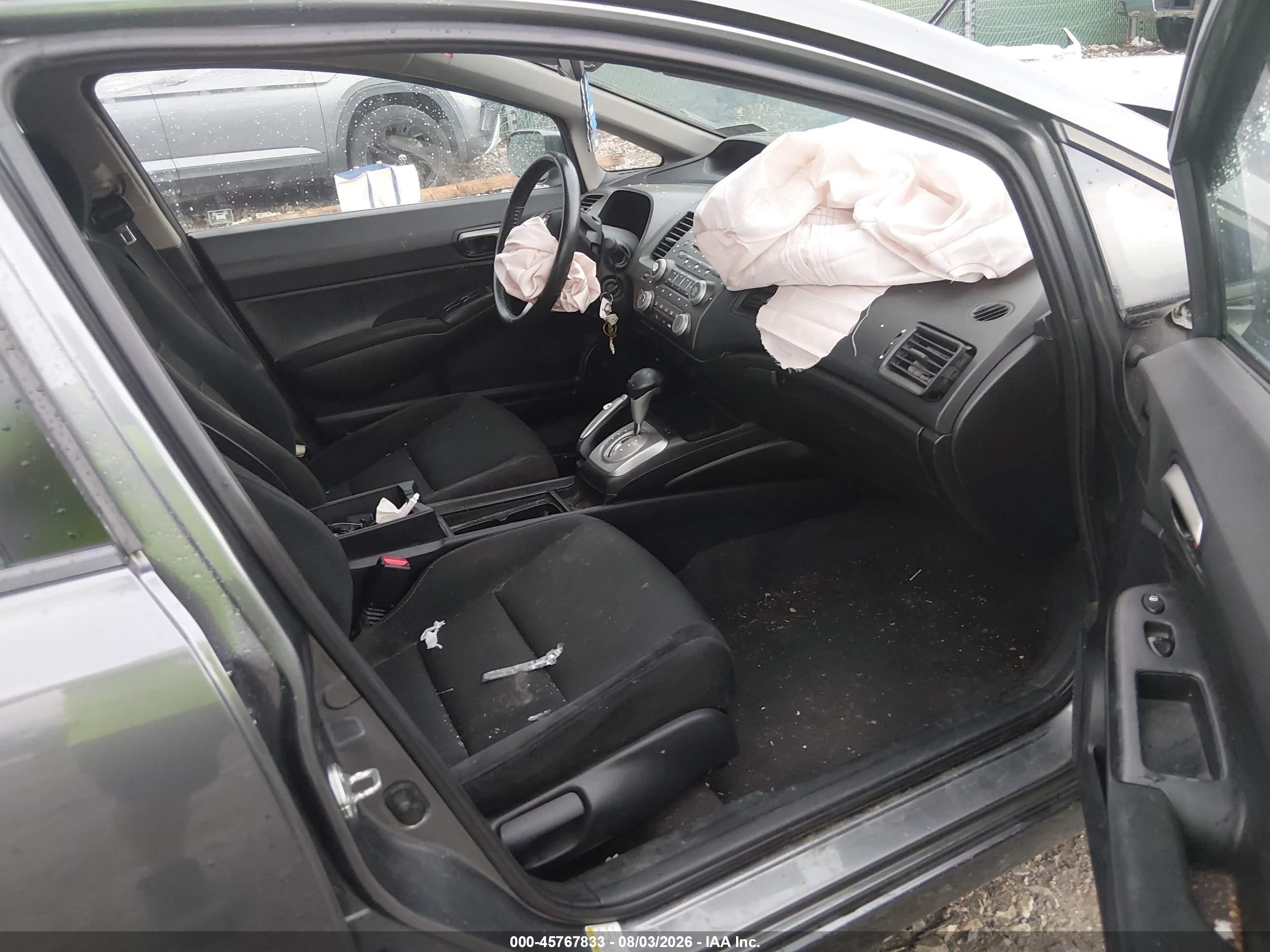 2009 Honda Civic Lx-s Gray vin: 2HGFA16679H327451
