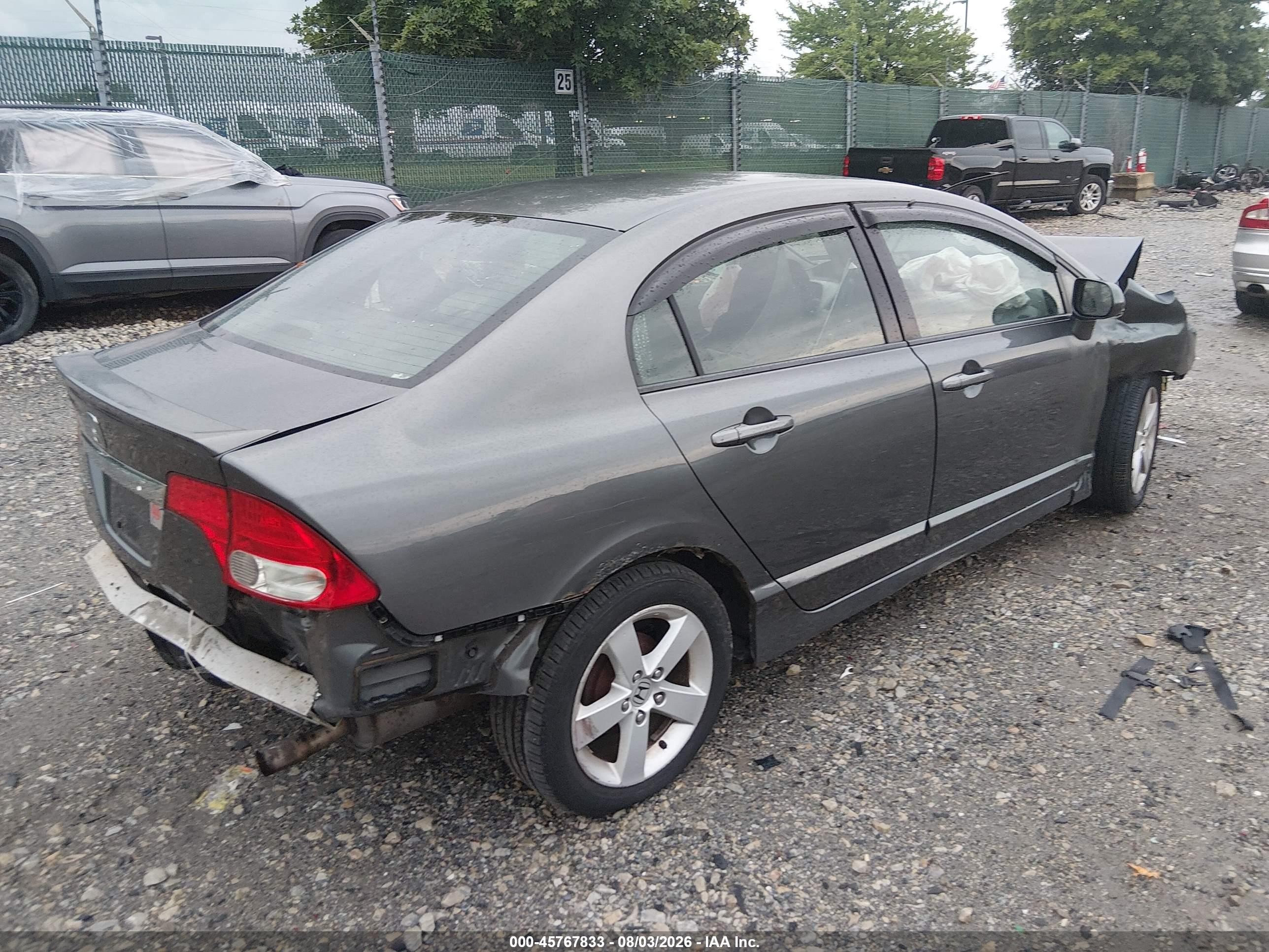 2009 Honda Civic Lx-s Gray vin: 2HGFA16679H327451