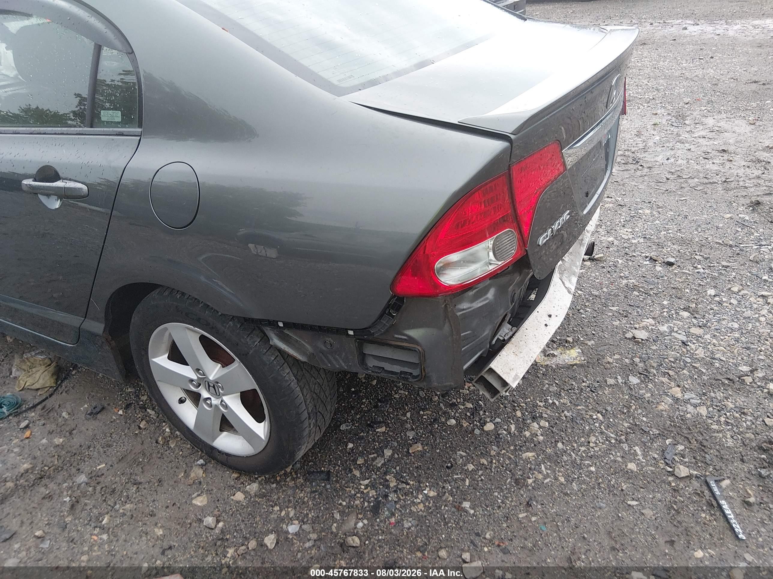 2009 Honda Civic Lx-s Gray vin: 2HGFA16679H327451