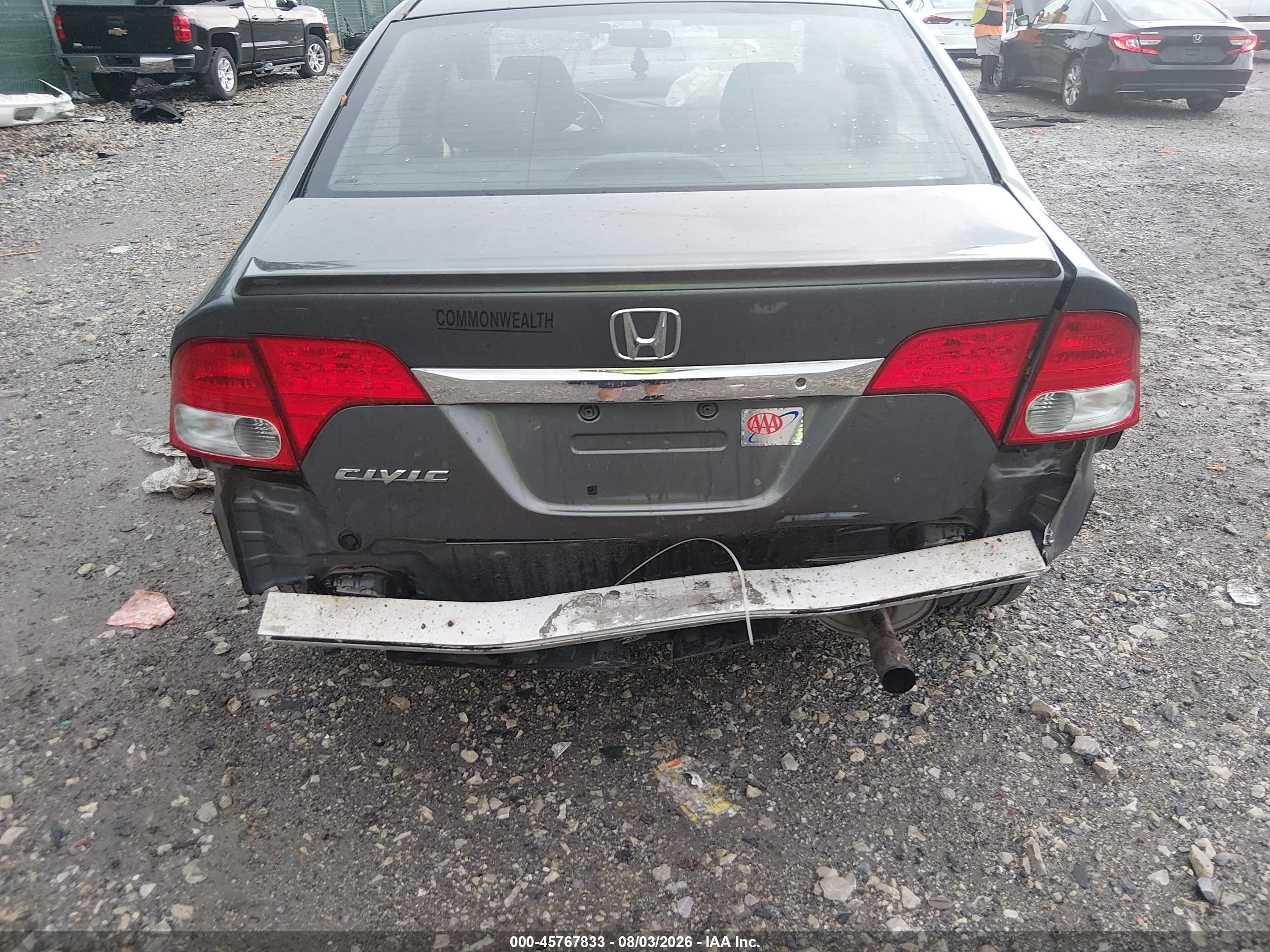 2009 Honda Civic Lx-s Gray vin: 2HGFA16679H327451