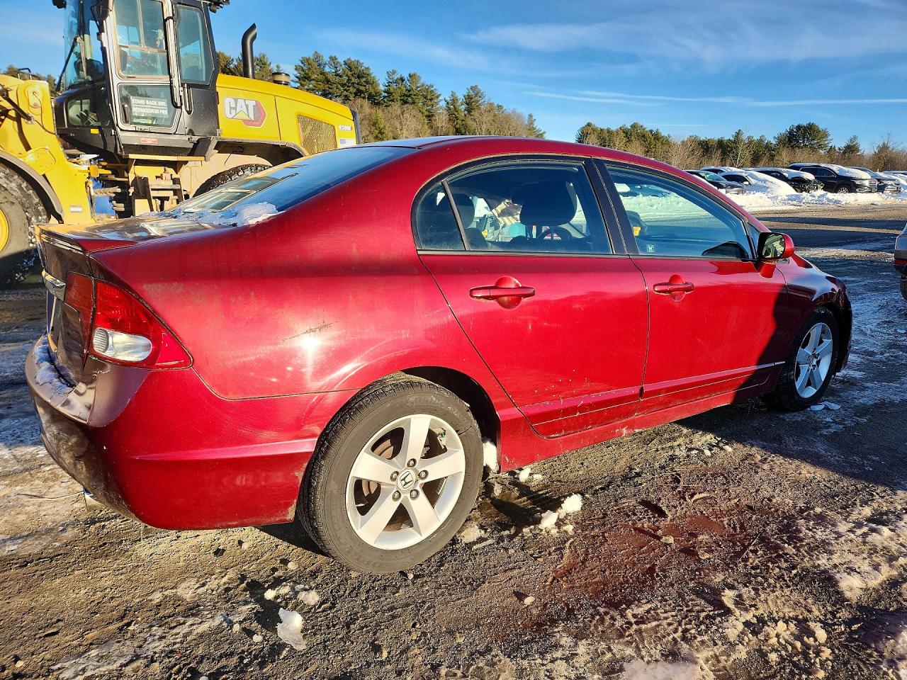 2009 Honda Civic Lx-s Burgundy vin: 2HGFA16679H331290