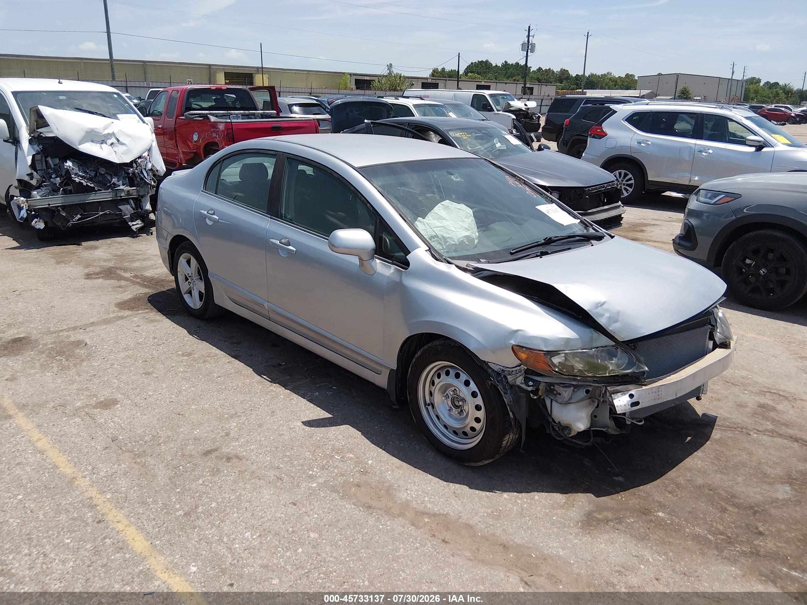 2009 Honda Civic Lx-s Silver vin: 2HGFA16679H508839