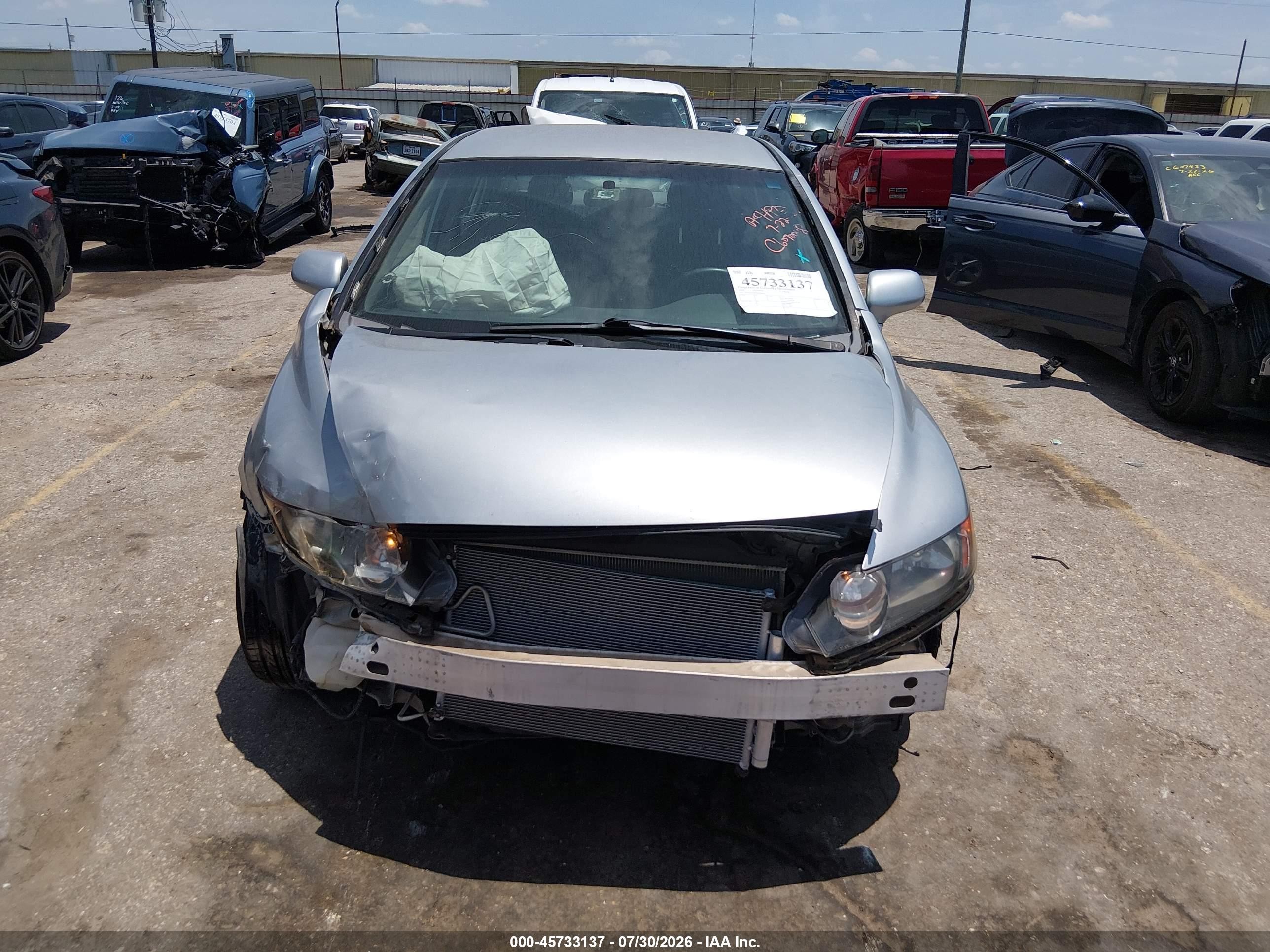 2009 Honda Civic Lx-s Silver vin: 2HGFA16679H508839