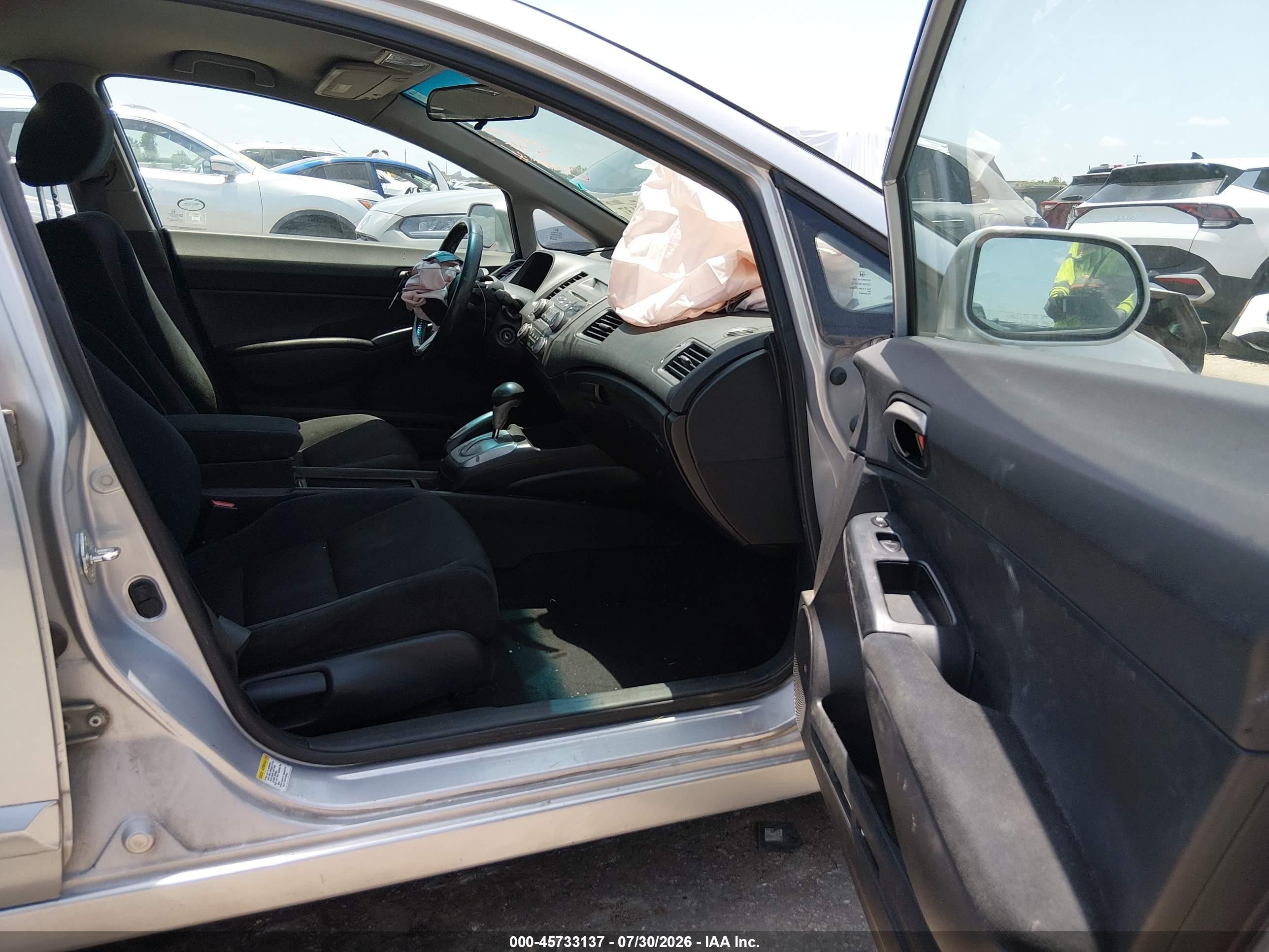 2009 Honda Civic Lx-s Silver vin: 2HGFA16679H508839