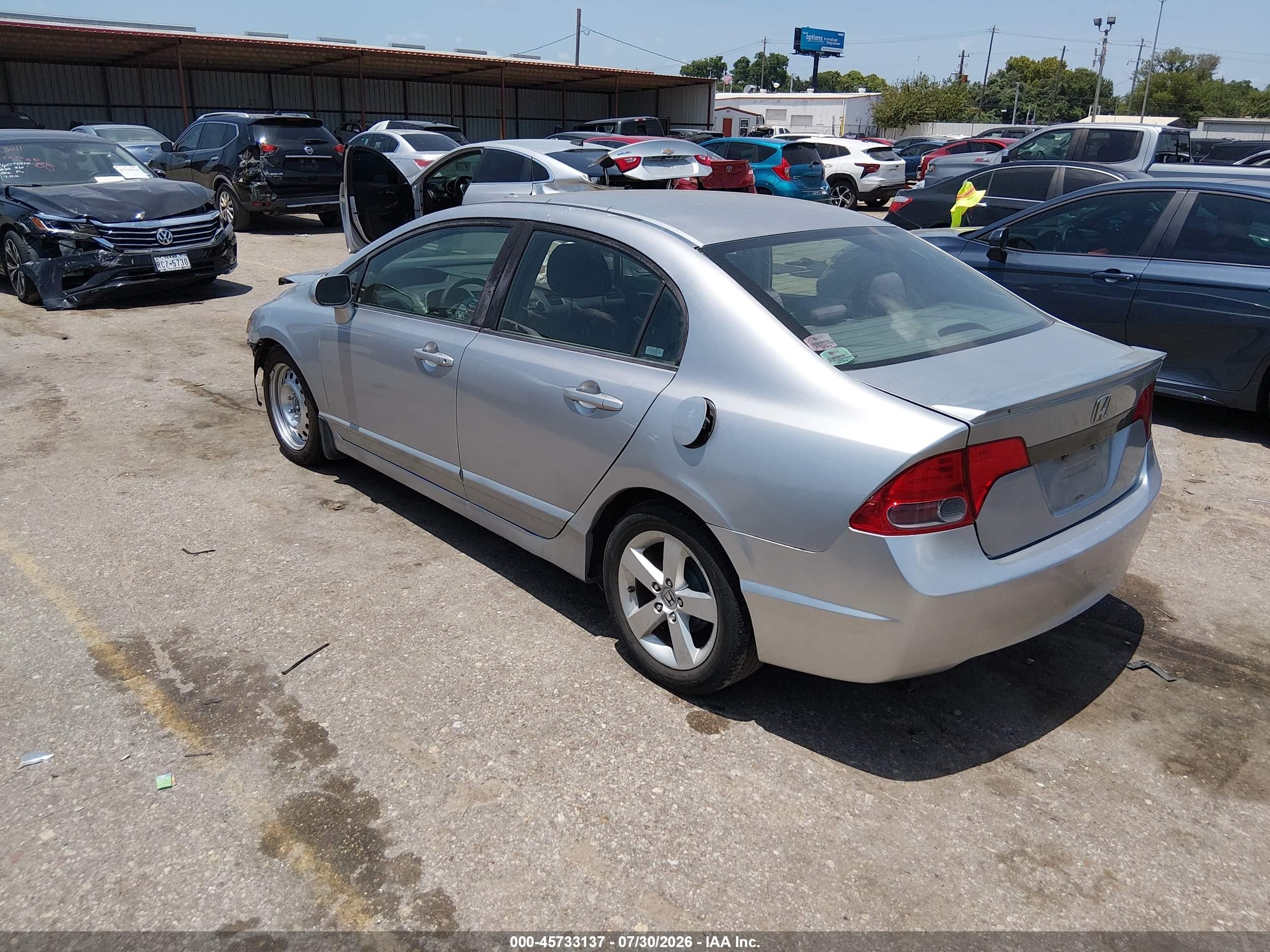 2009 Honda Civic Lx-s Silver vin: 2HGFA16679H508839