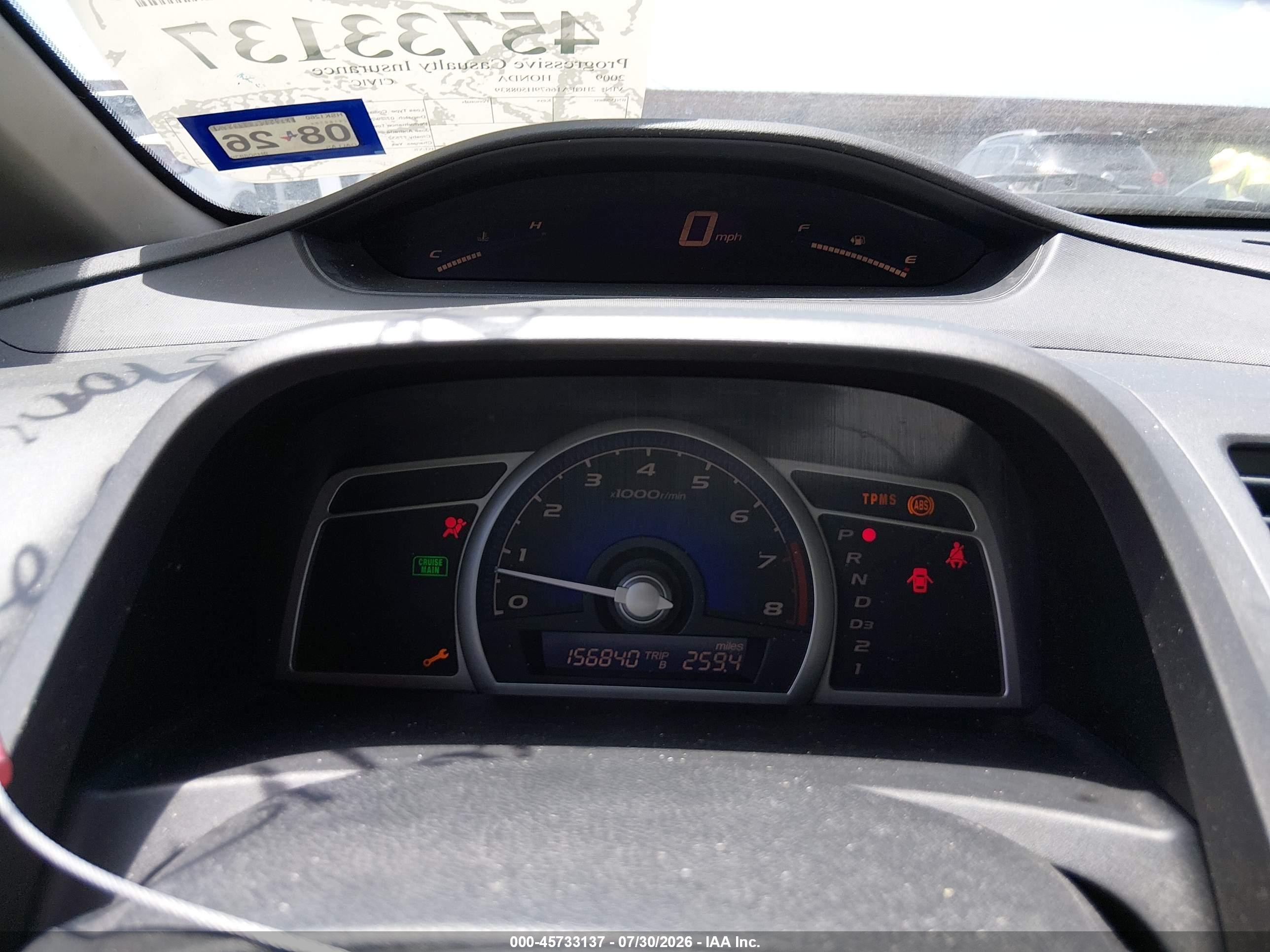 2009 Honda Civic Lx-s Silver vin: 2HGFA16679H508839