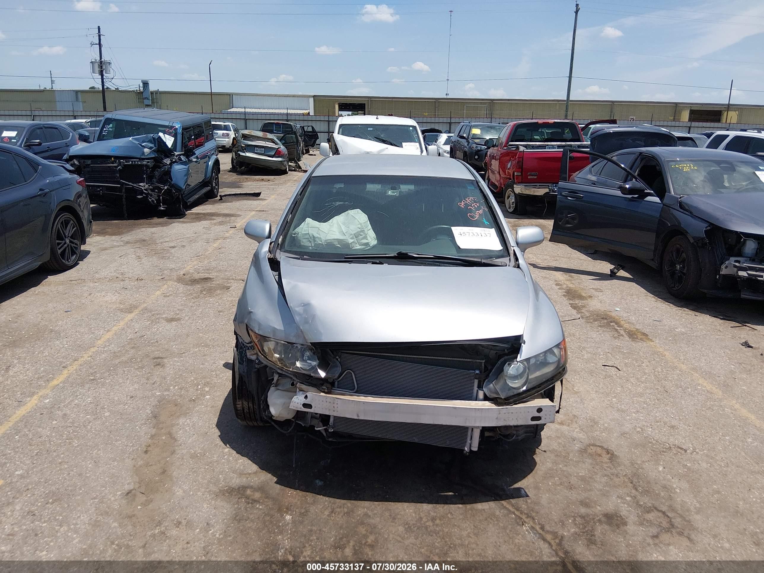 2009 Honda Civic Lx-s Silver vin: 2HGFA16679H508839
