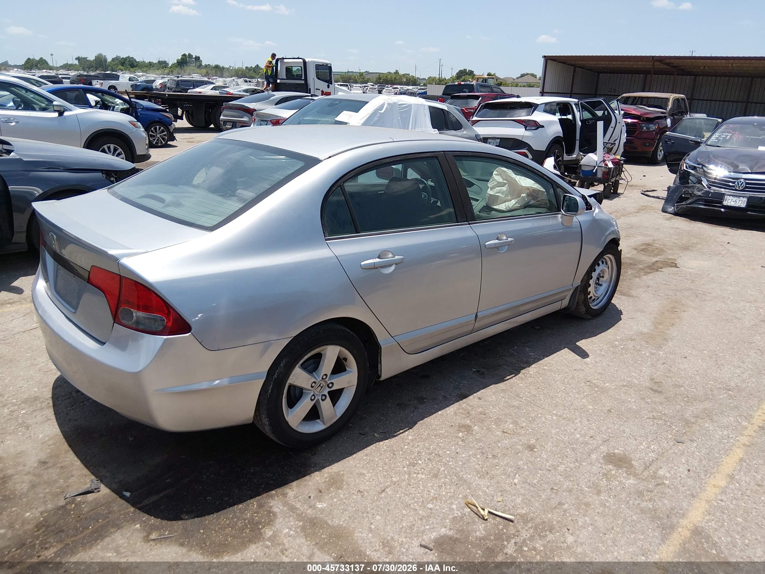2009 Honda Civic Lx-s Silver vin: 2HGFA16679H508839