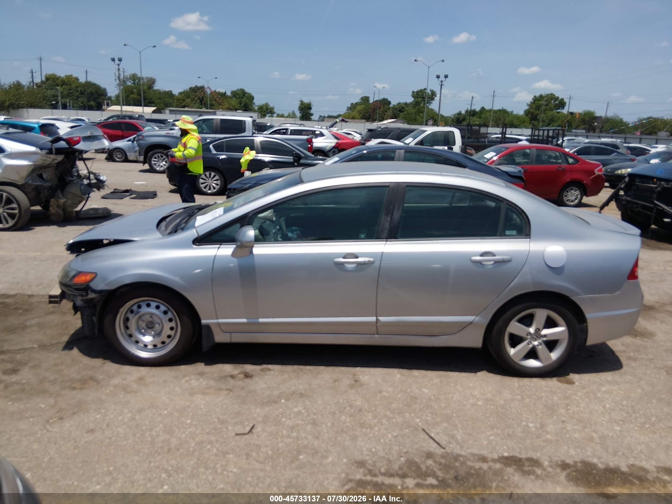2009 Honda Civic Lx-s Silver vin: 2HGFA16679H508839