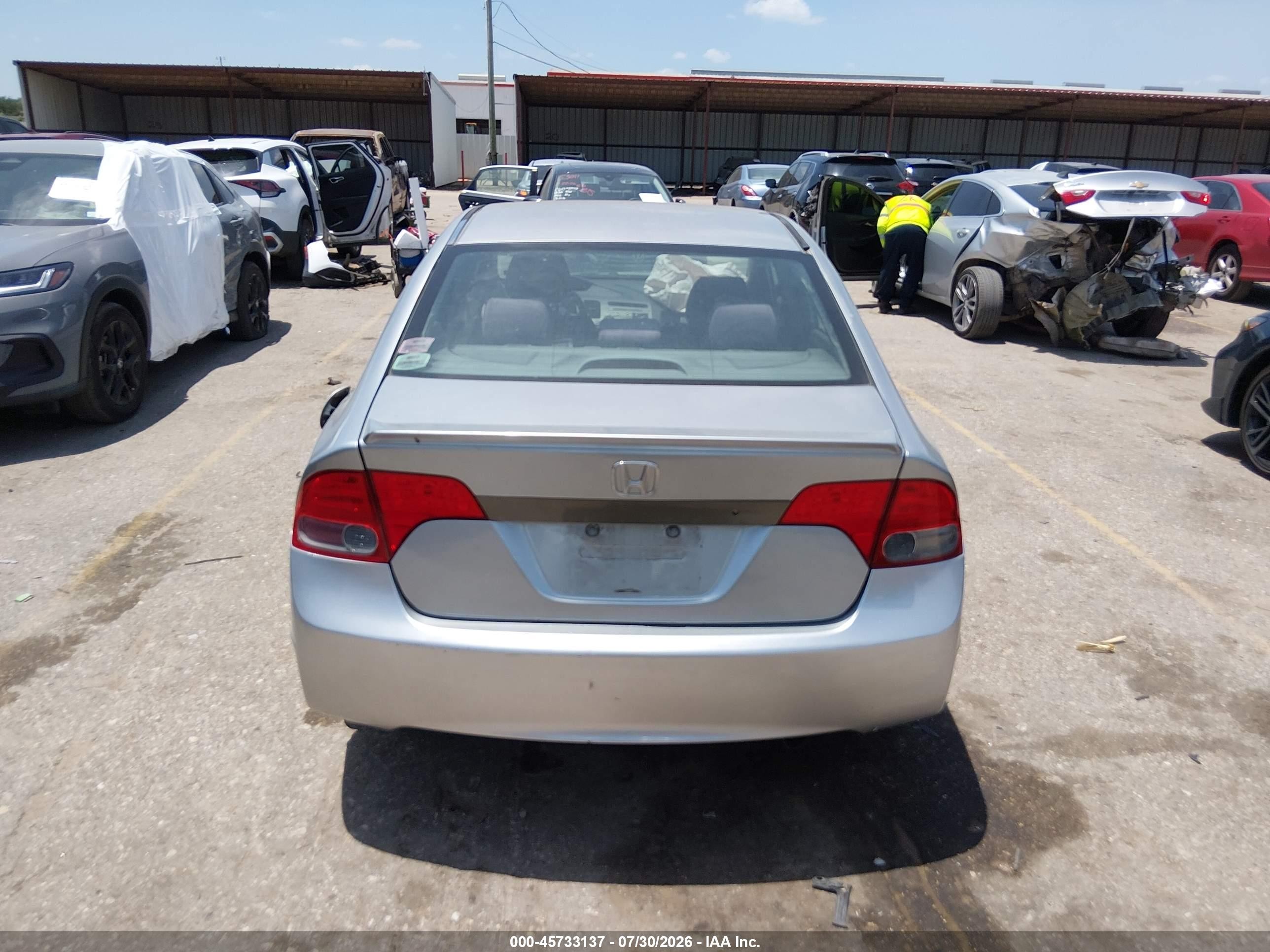 2009 Honda Civic Lx-s Silver vin: 2HGFA16679H508839