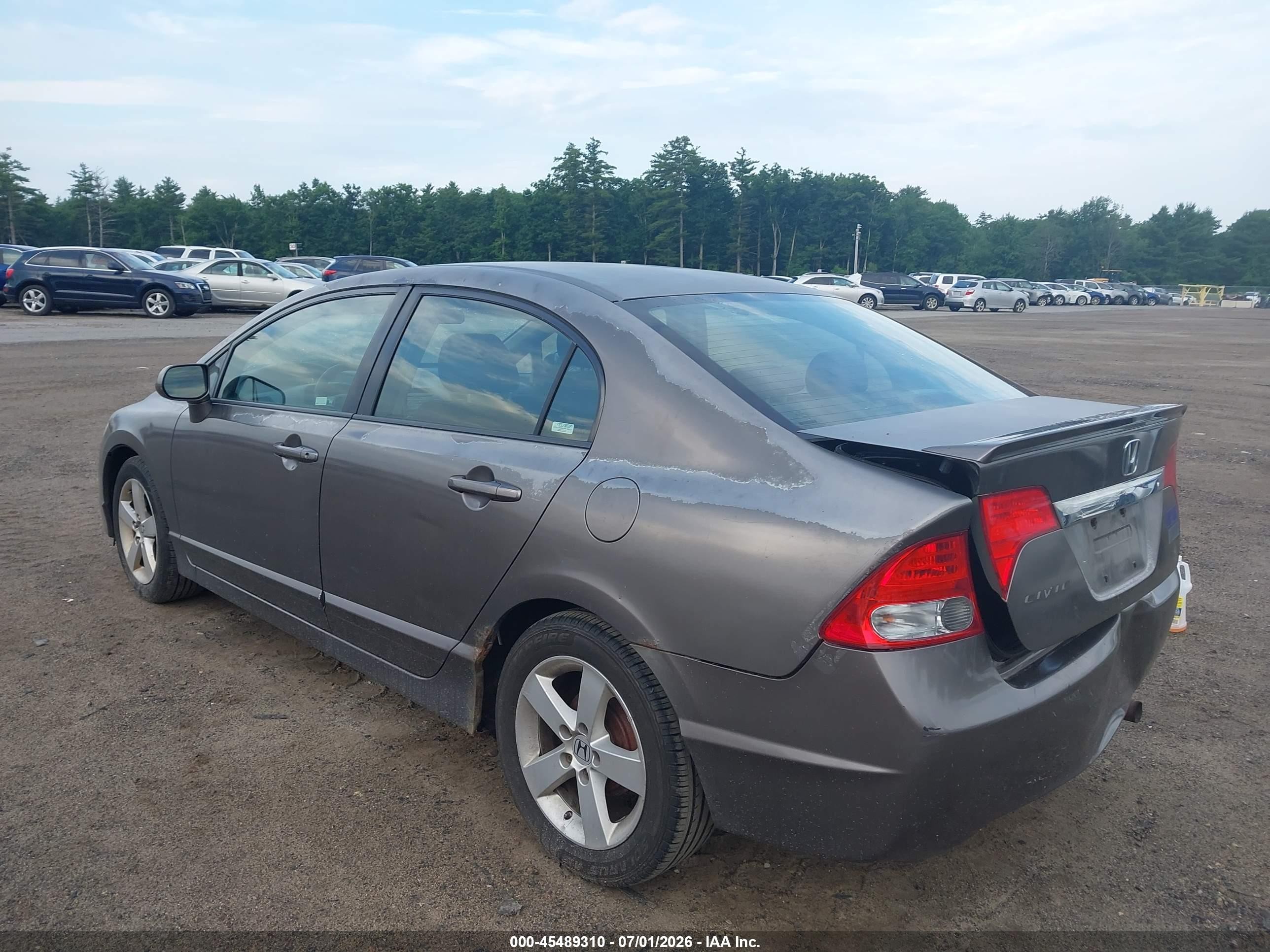 2009 Honda Civic Lx-s Gray vin: 2HGFA16679H511451