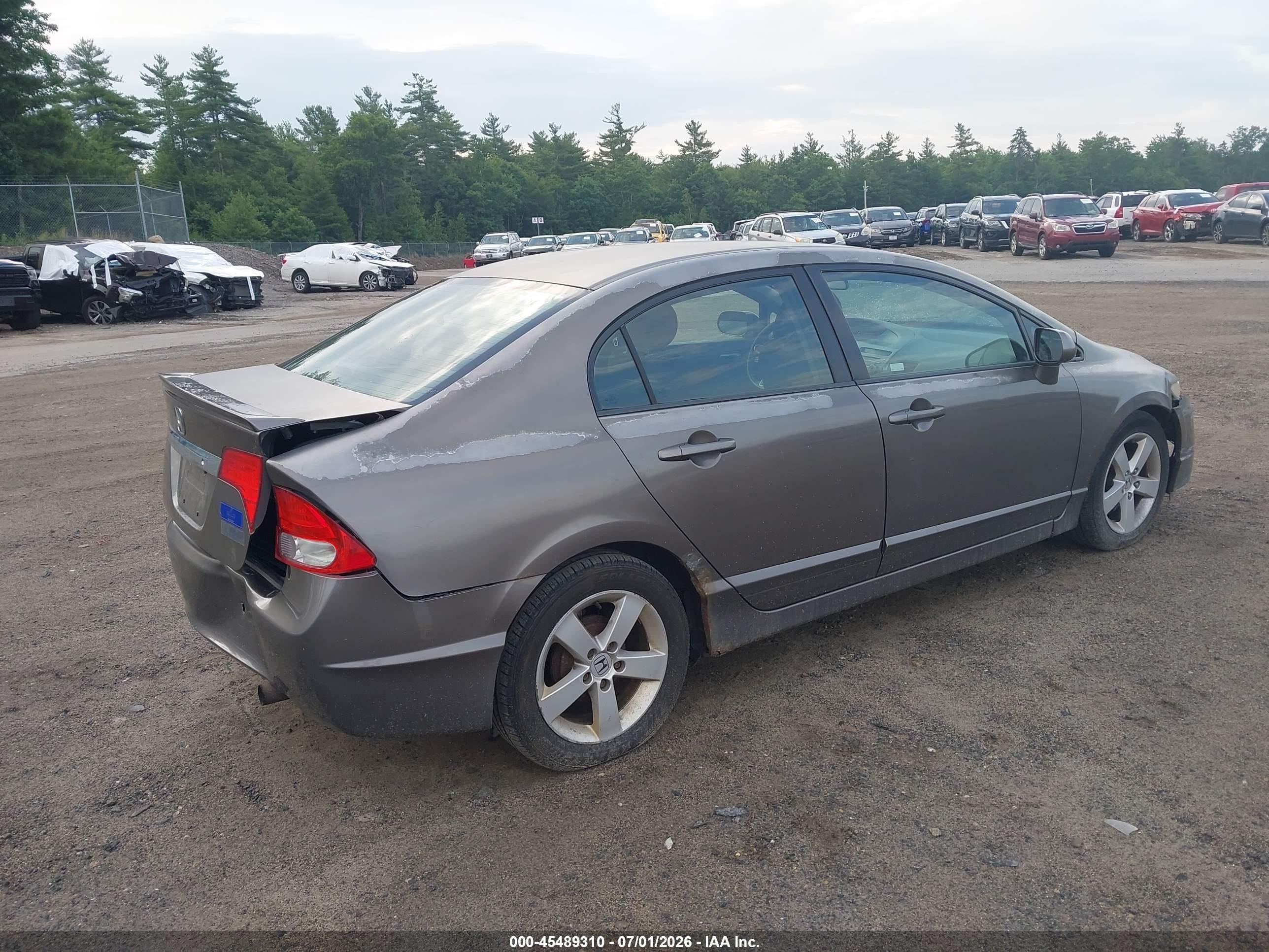 2009 Honda Civic Lx-s Gray vin: 2HGFA16679H511451