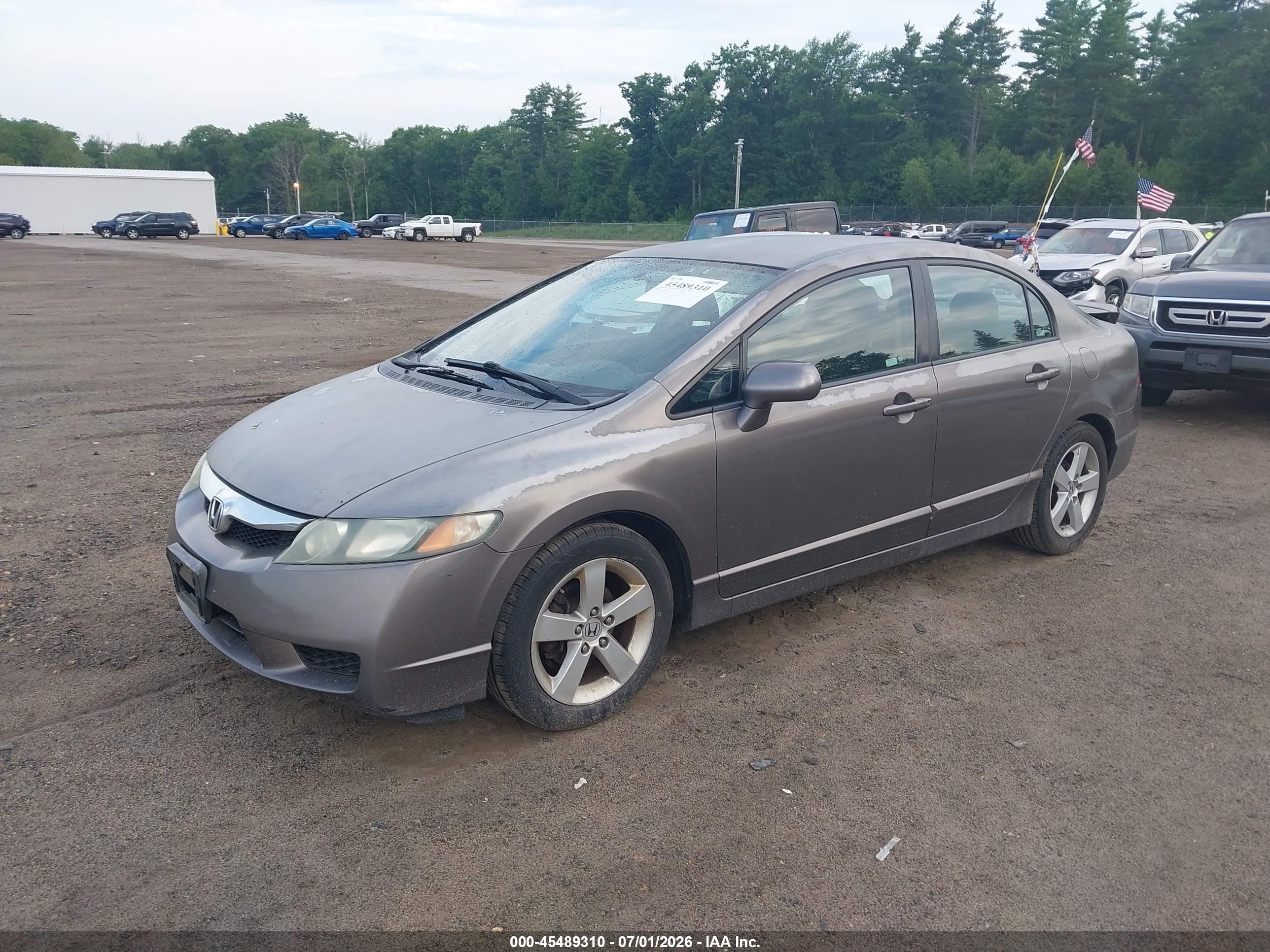 2009 Honda Civic Lx-s Gray vin: 2HGFA16679H511451