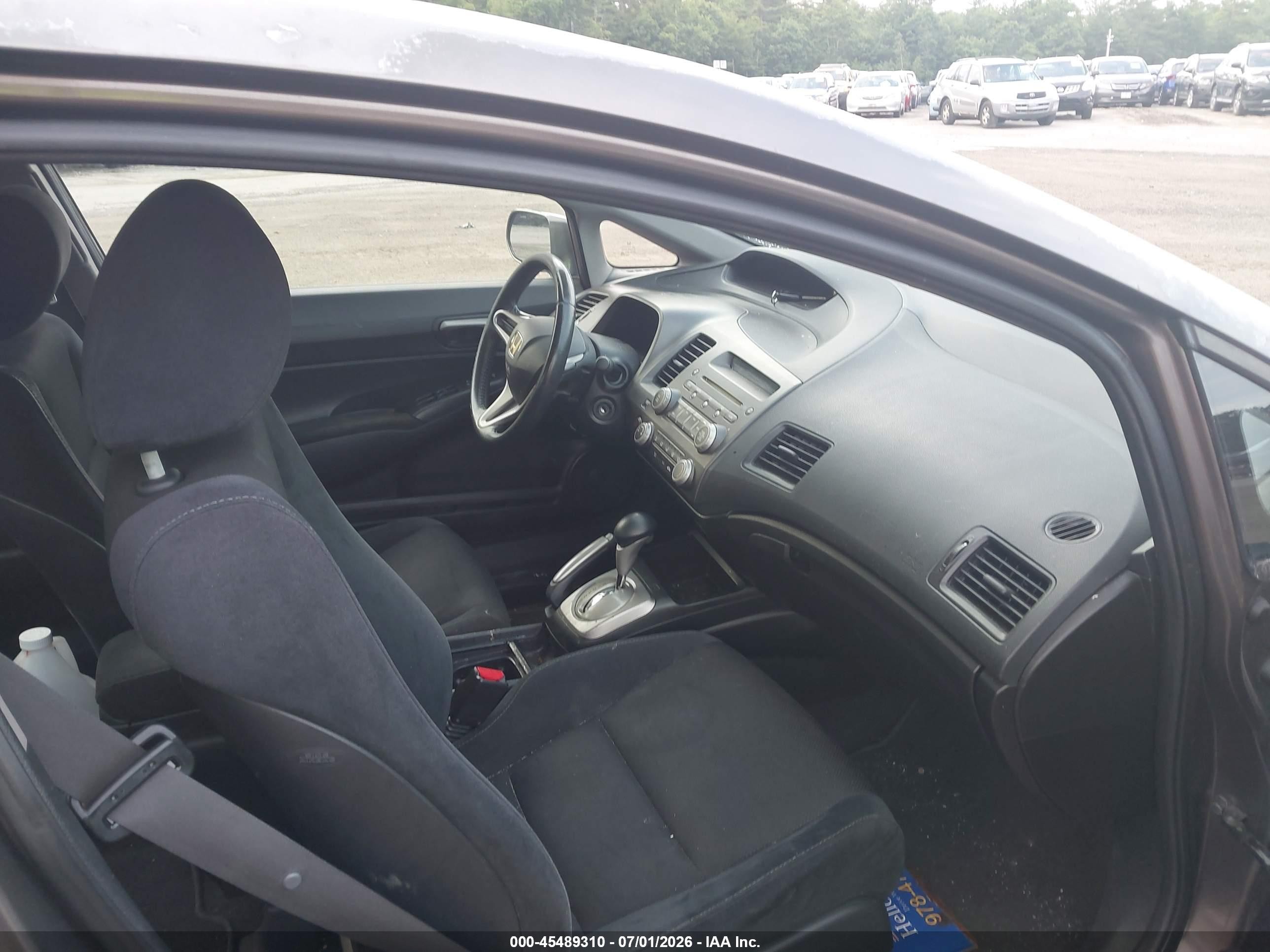 2009 Honda Civic Lx-s Gray vin: 2HGFA16679H511451