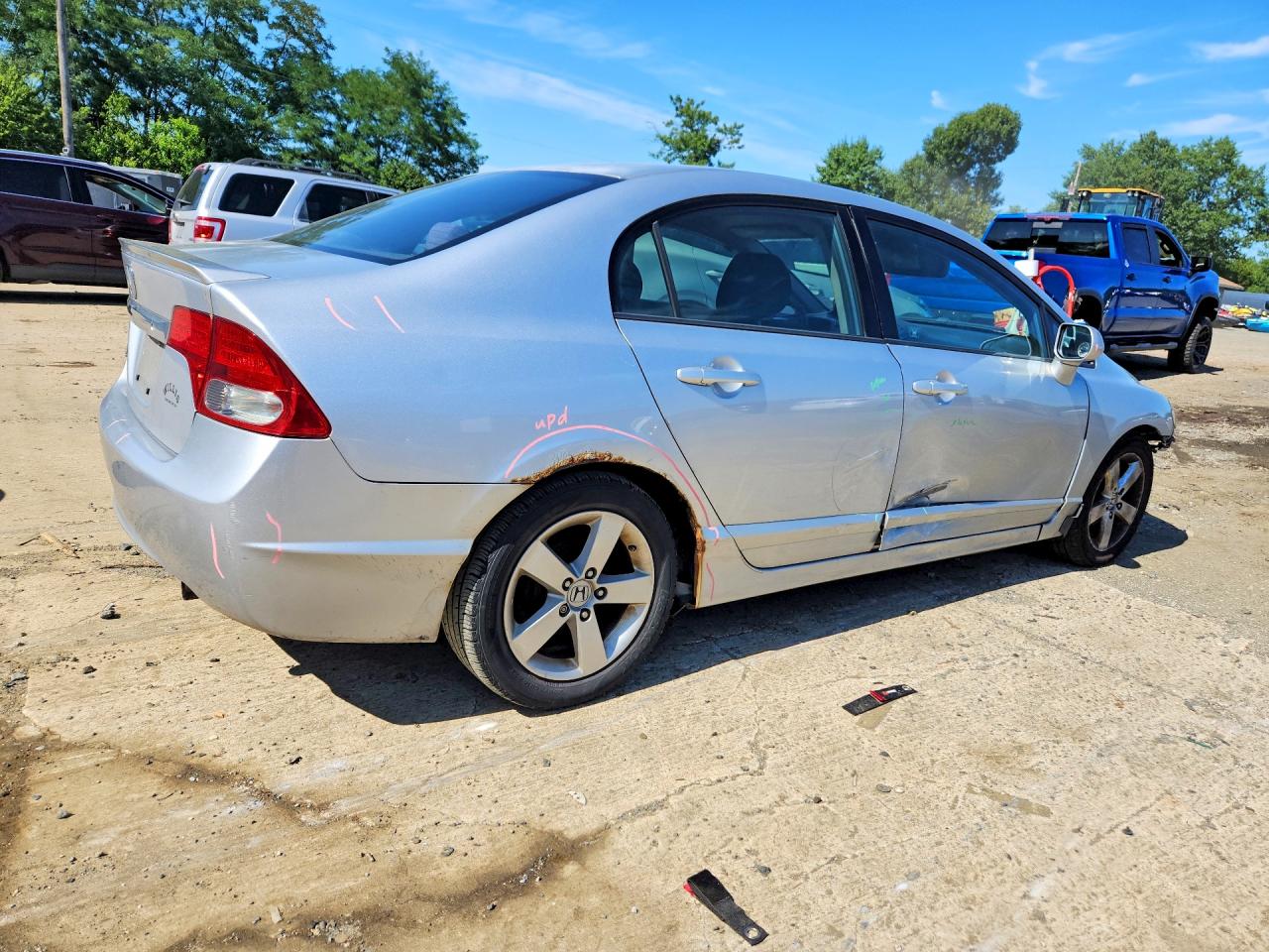 2009 Honda Civic Lx-s Silver vin: 2HGFA16689H317298