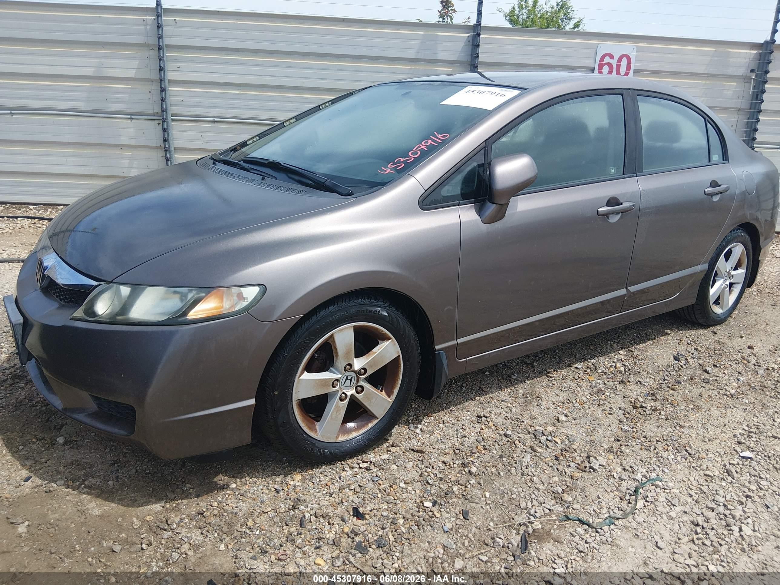 2009 Honda Civic Lx-s Gray vin: 2HGFA16689H515668