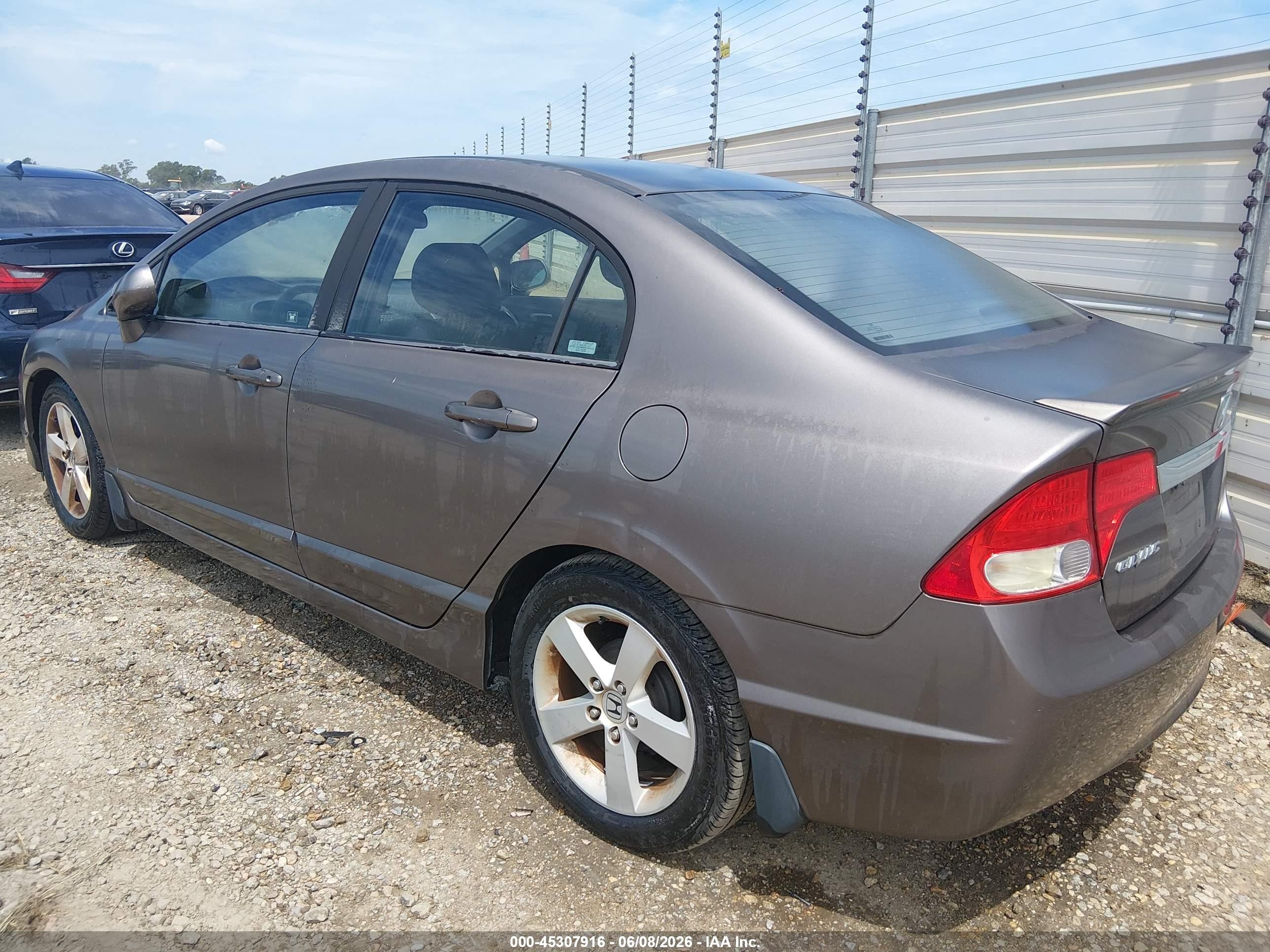 2009 Honda Civic Lx-s Gray vin: 2HGFA16689H515668