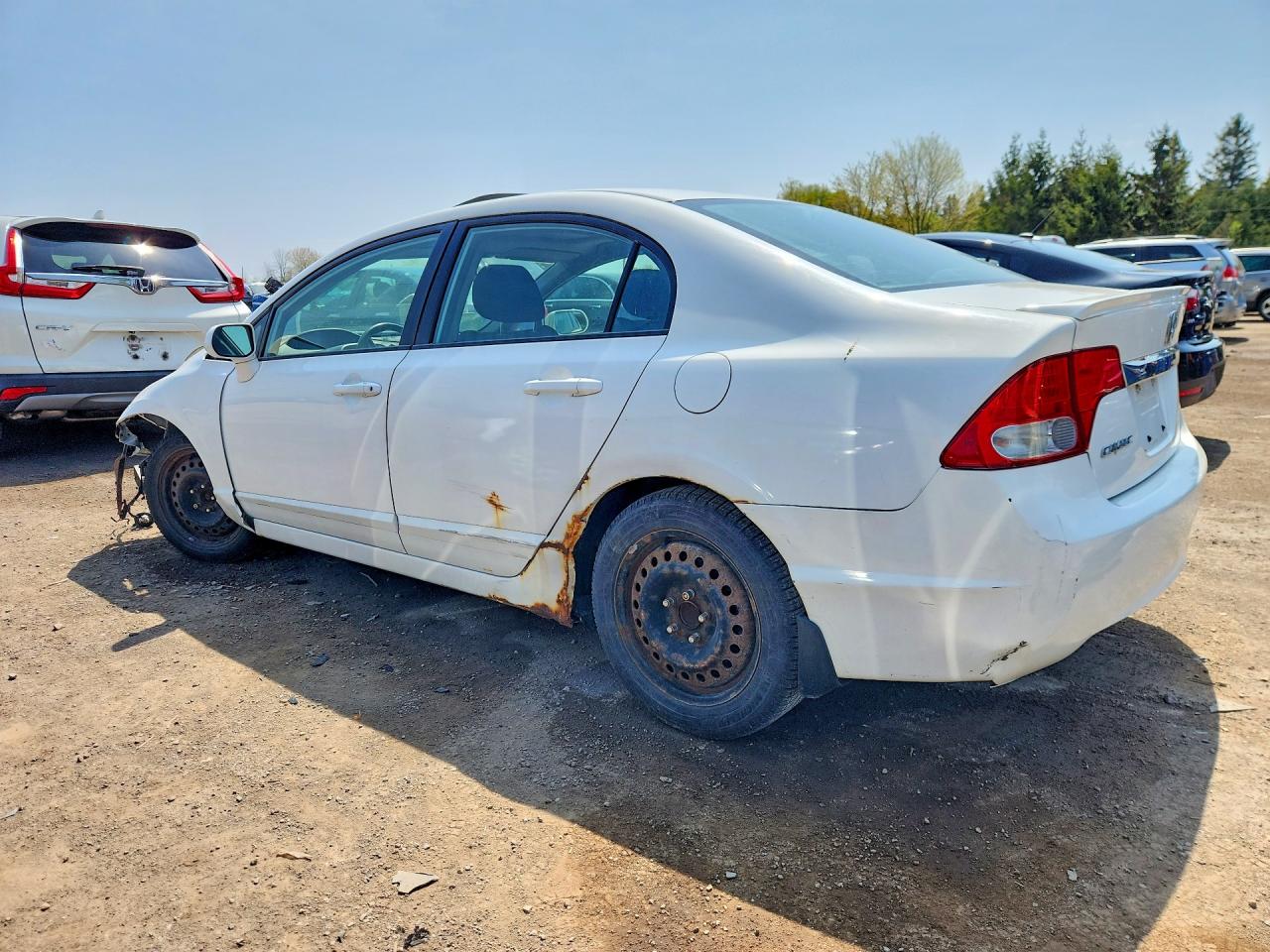 2009 Honda Civic Lx-s Белый vin: 2HGFA16699H109172