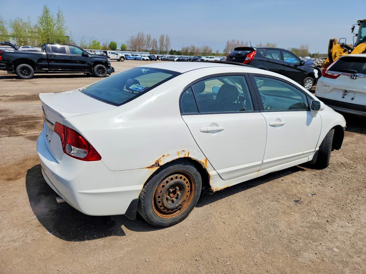 2009 Honda Civic Lx-s Белый vin: 2HGFA16699H109172
