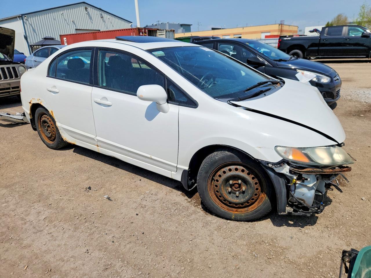 2009 Honda Civic Lx-s Белый vin: 2HGFA16699H109172