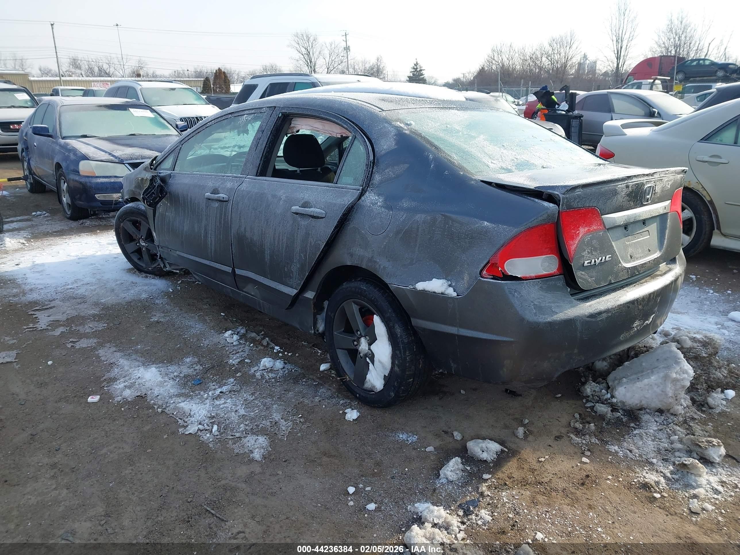 2009 Honda Civic Lx-s Gray vin: 2HGFA16699H332411
