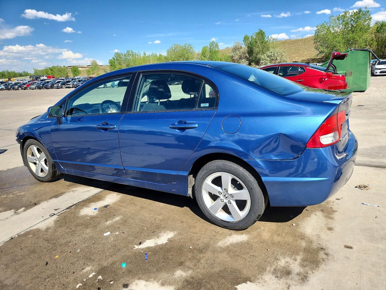 2009 Honda Civic Lx-s Blue vin: 2HGFA166X9H502694