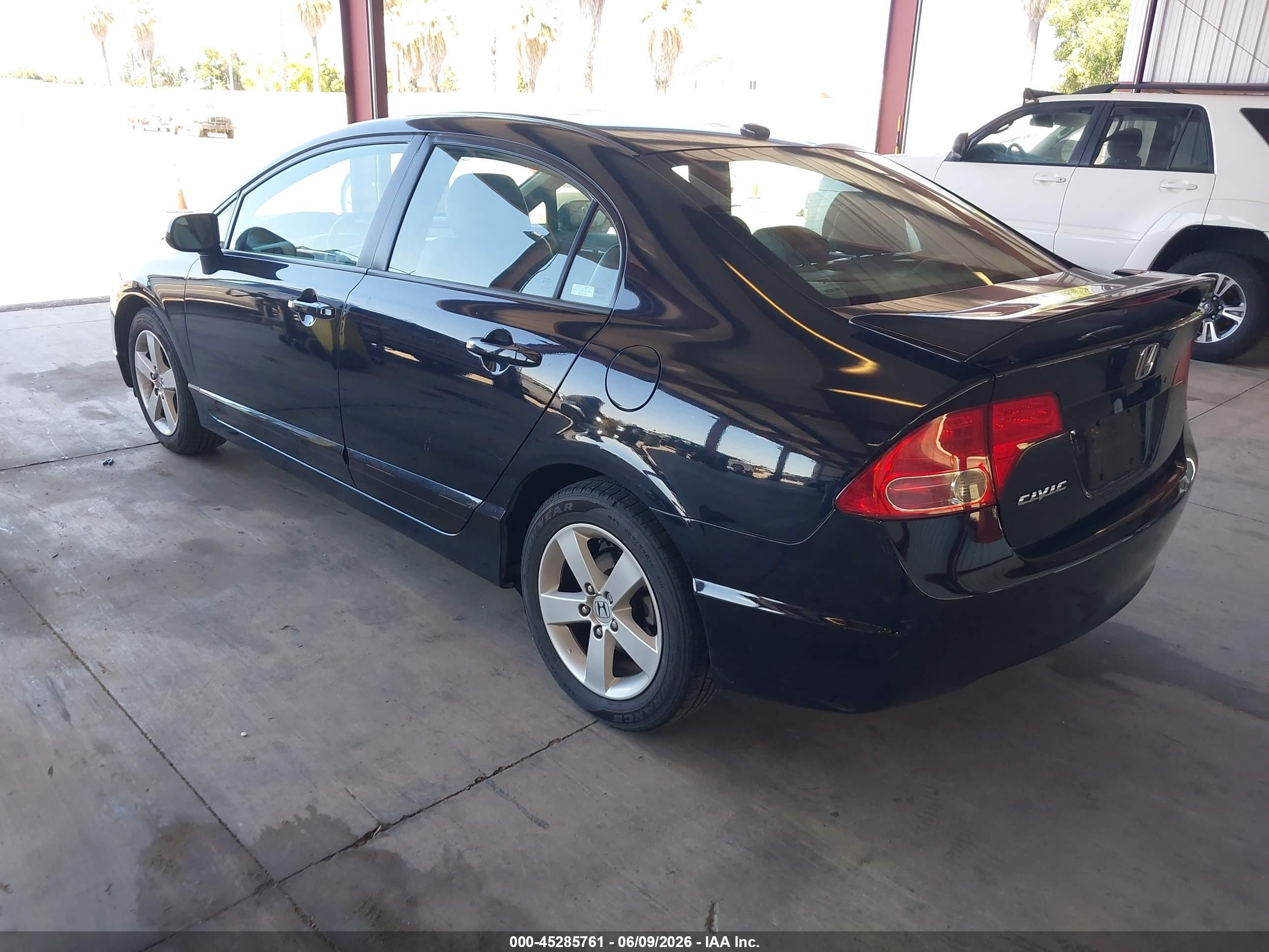 2007 Honda Civic Ex Черный vin: 2HGFA16807H304785