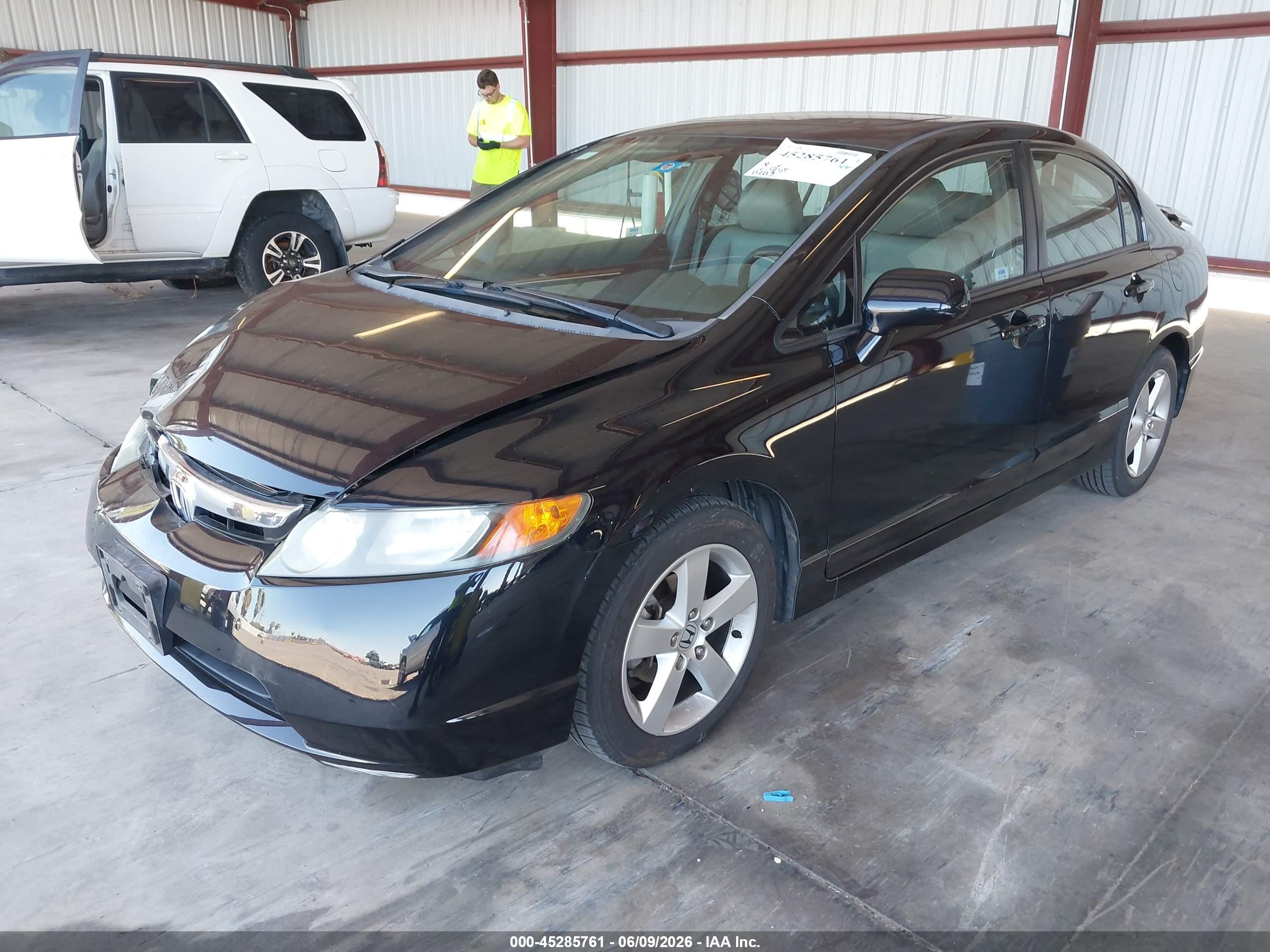 2007 Honda Civic Ex Черный vin: 2HGFA16807H304785