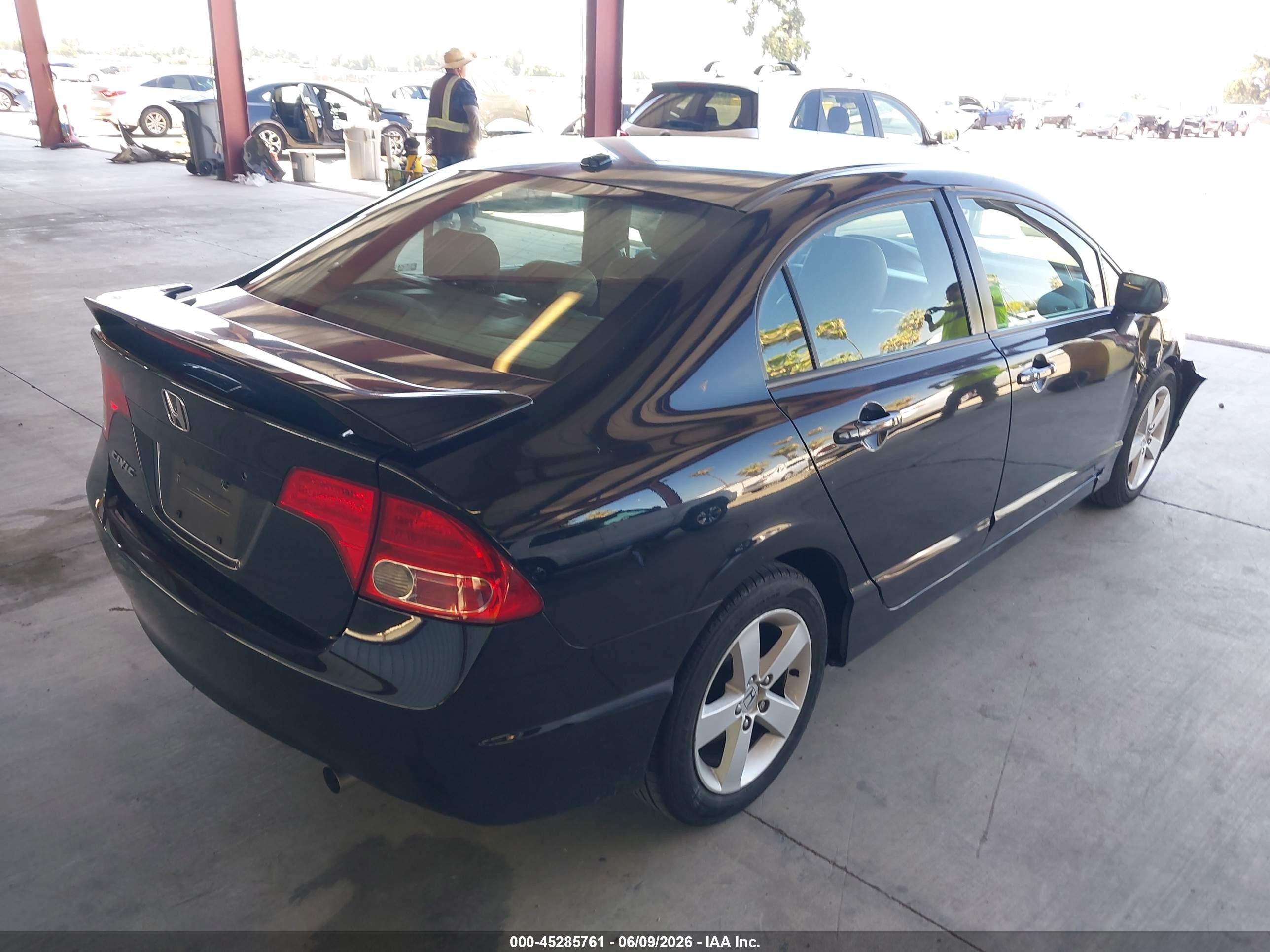 2007 Honda Civic Ex Черный vin: 2HGFA16807H304785