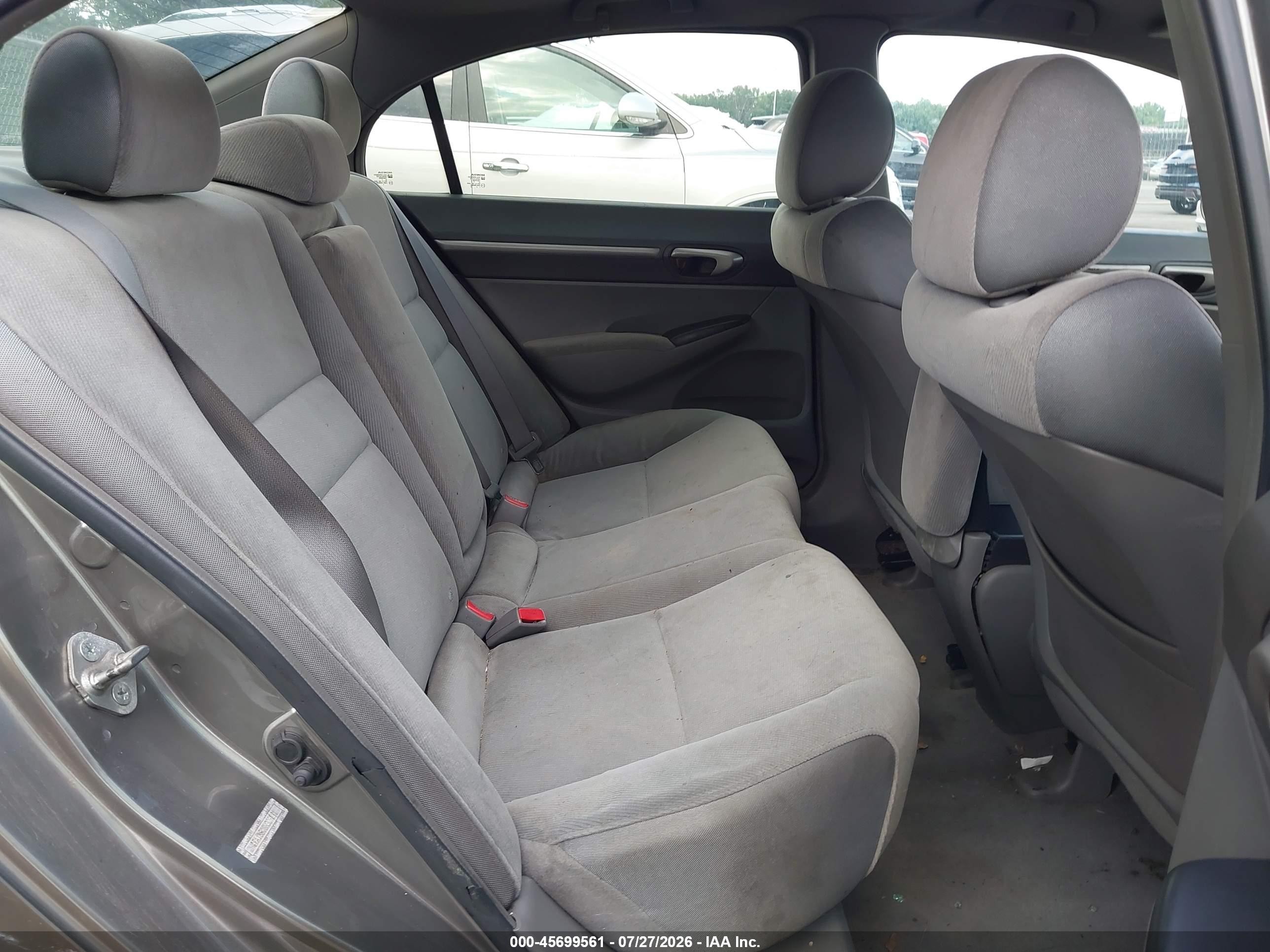 2008 Honda Civic Ex Gray vin: 2HGFA16808H309891
