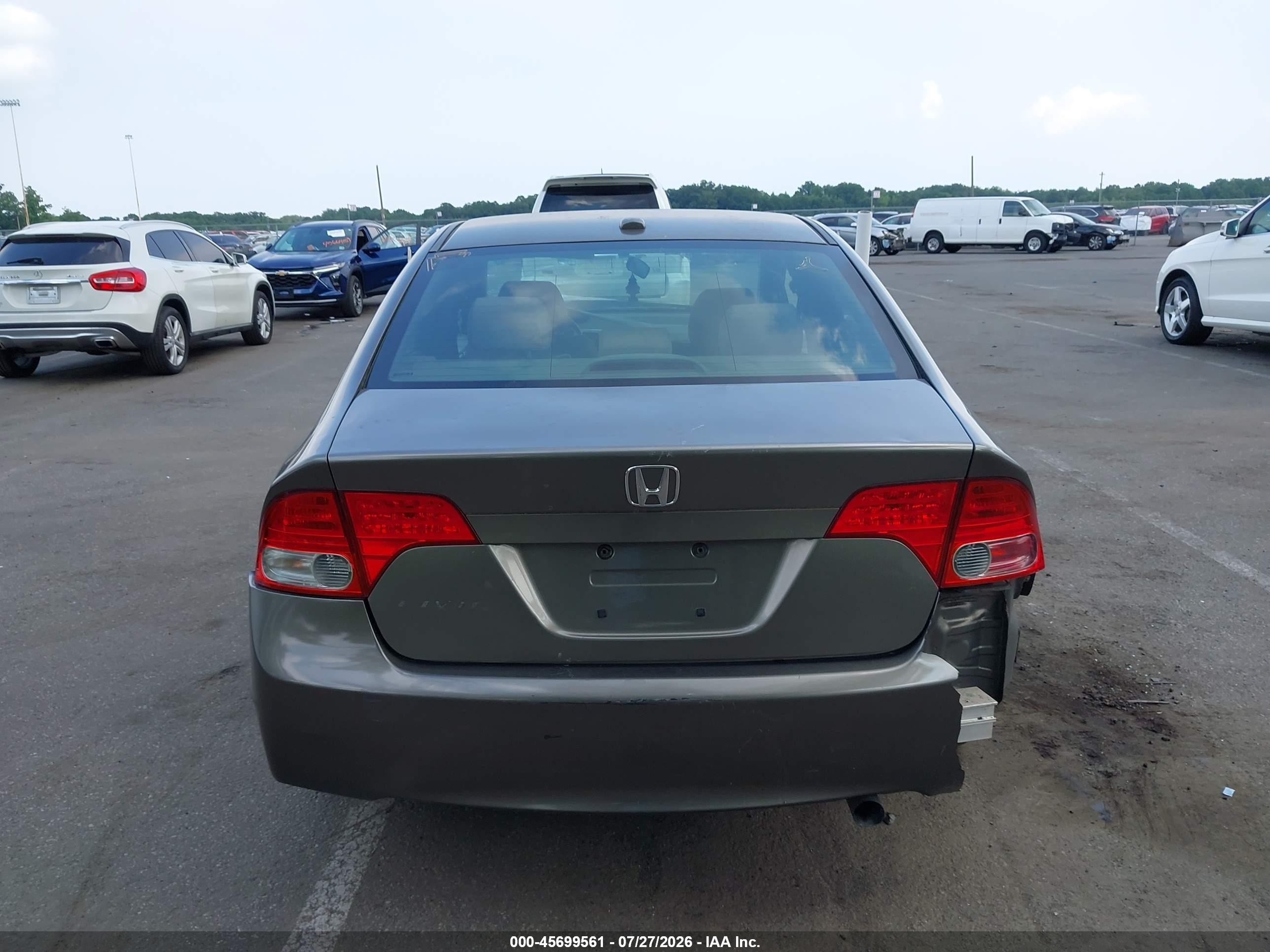2008 Honda Civic Ex Gray vin: 2HGFA16808H309891