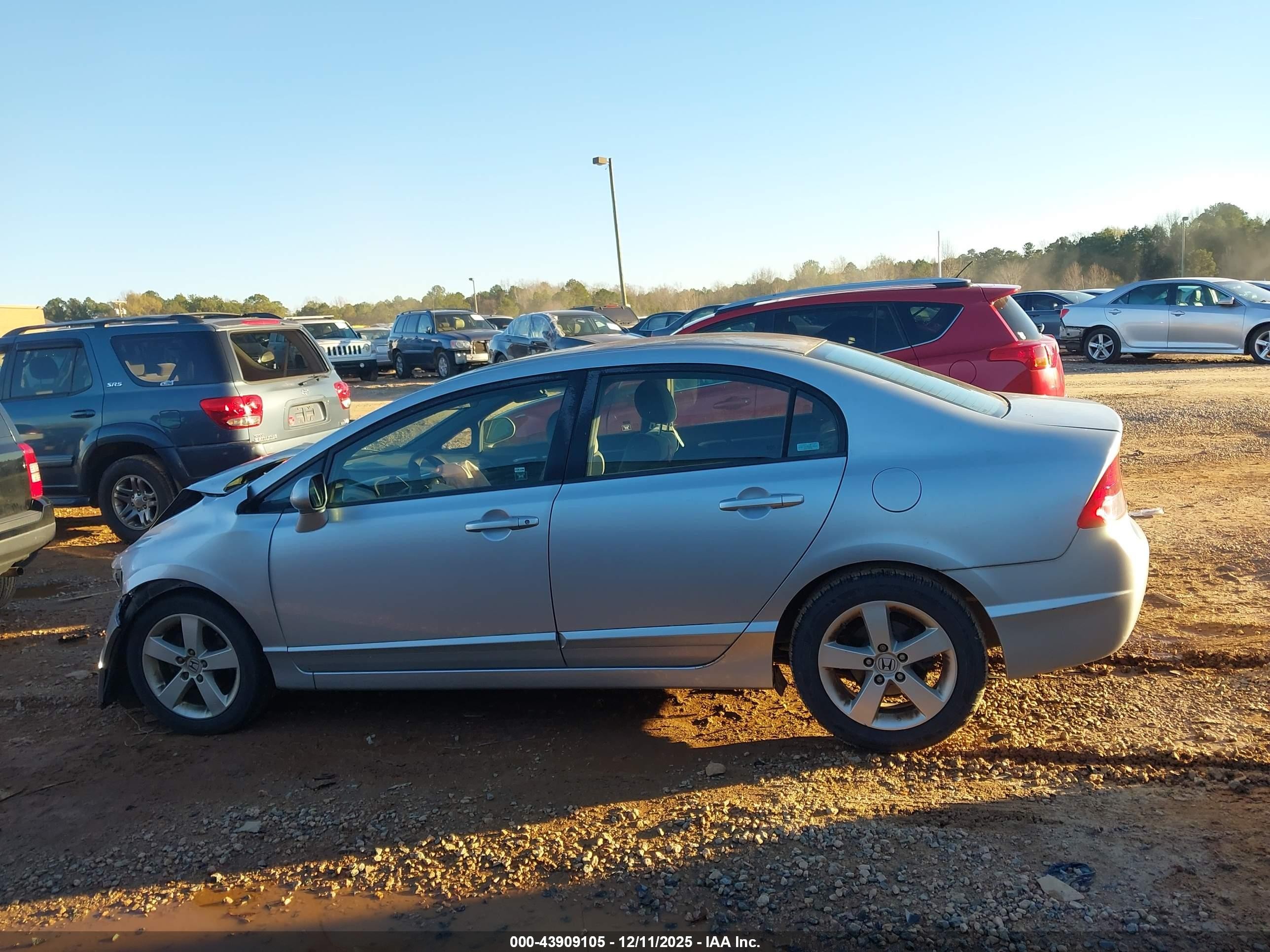 2008 Honda Civic Ex Silver vin: 2HGFA16808H316307