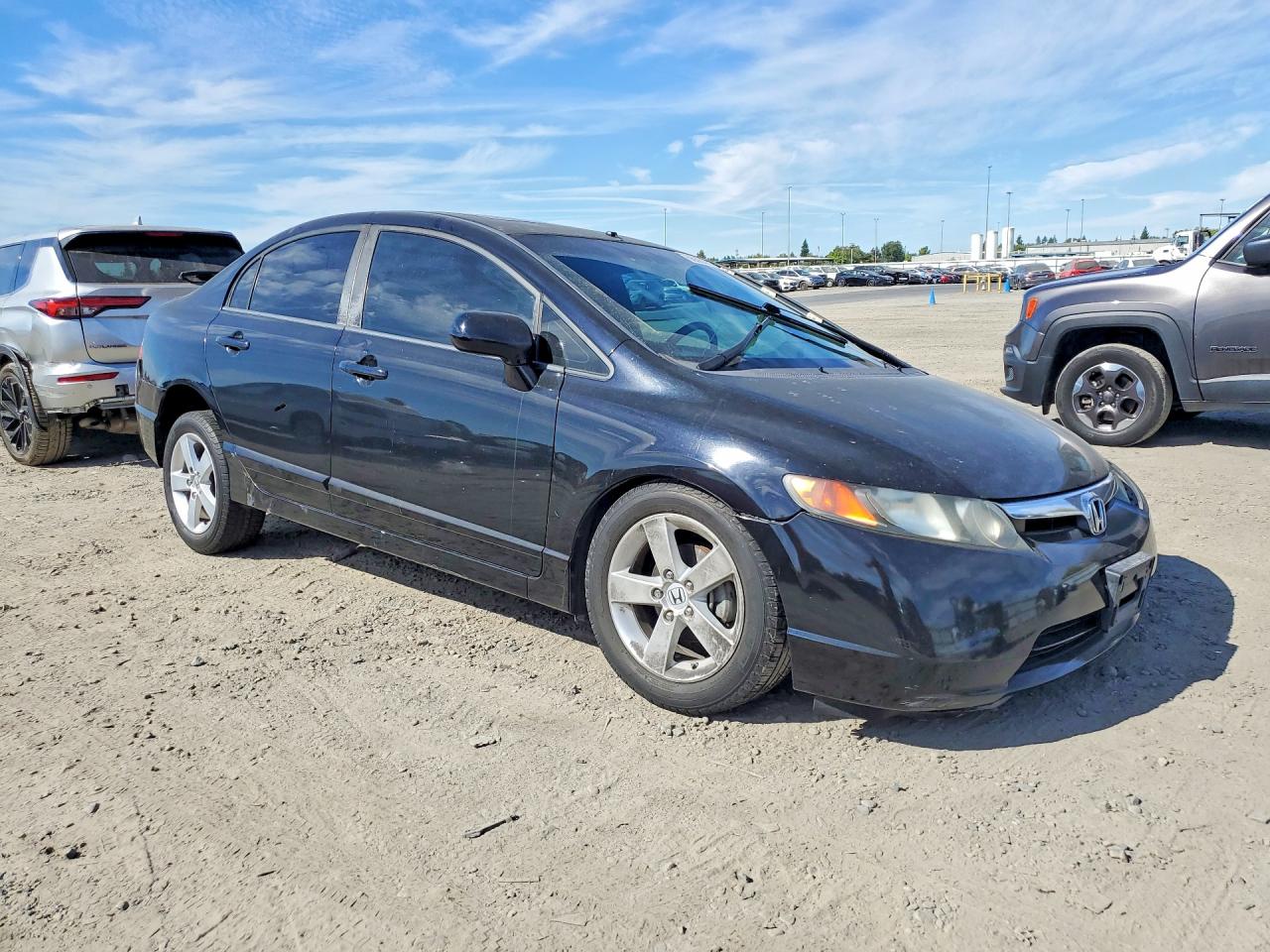 2008 Honda Civic Ex Black vin: 2HGFA16808H333267