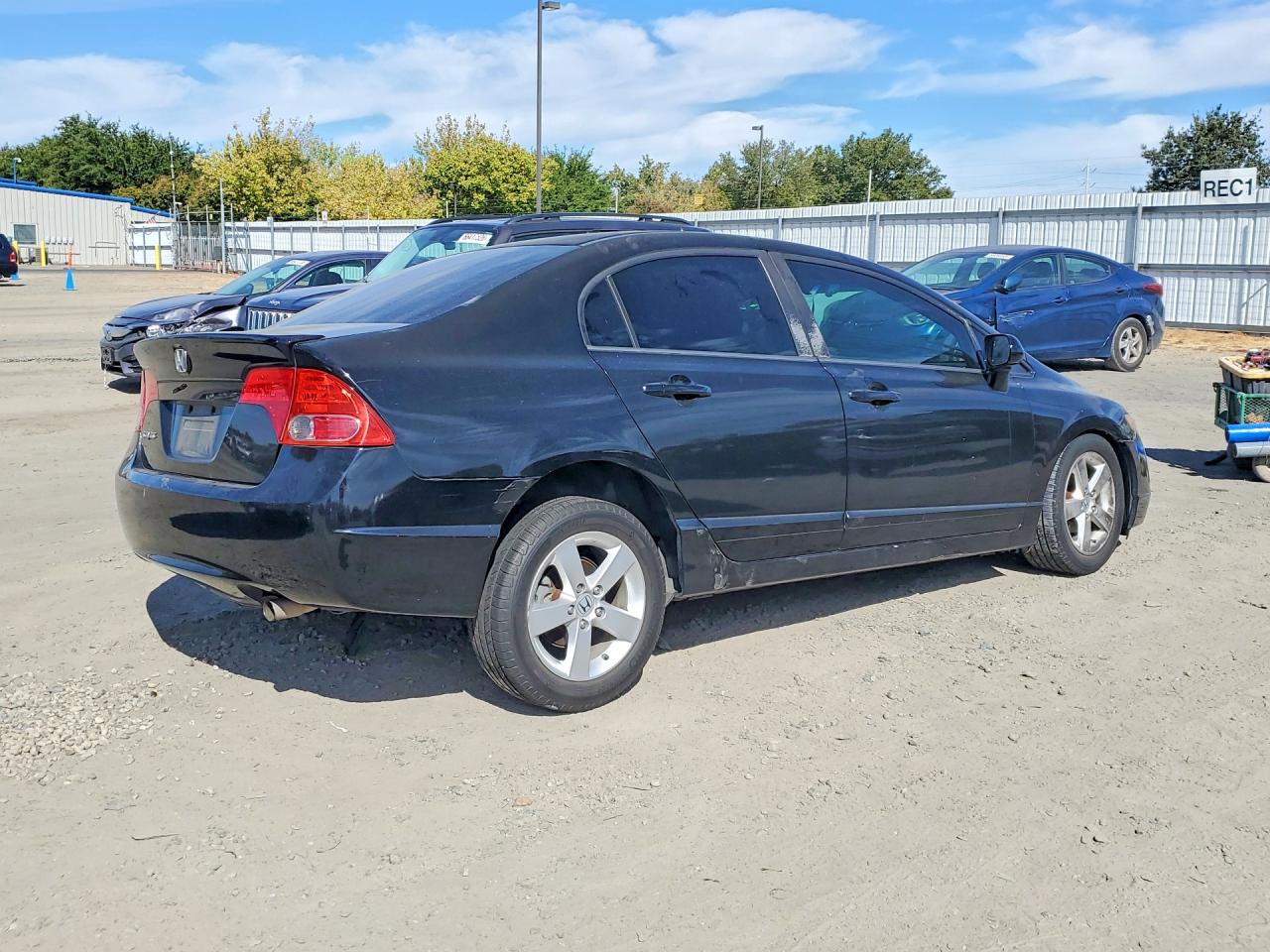 2008 Honda Civic Ex Black vin: 2HGFA16808H333267