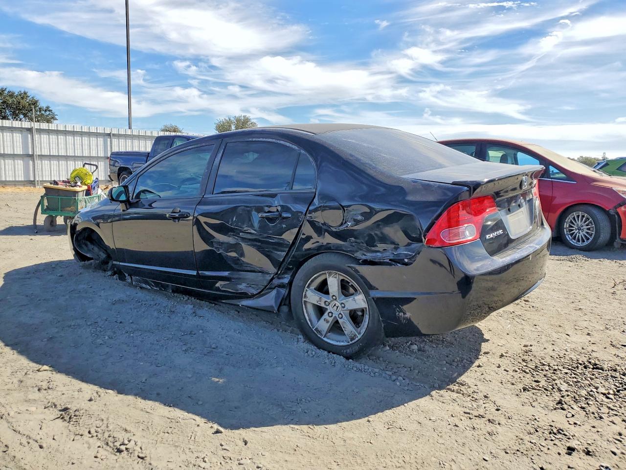 2008 Honda Civic Ex Black vin: 2HGFA16808H333267