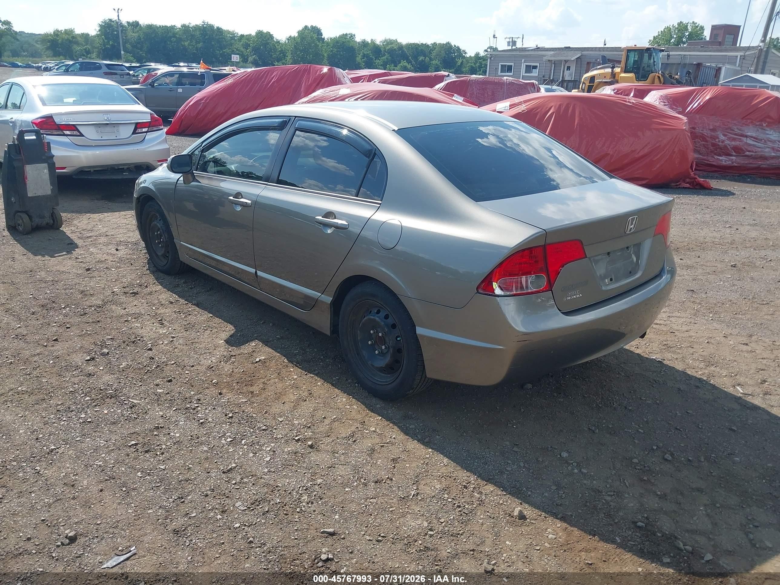 2008 Honda Civic Ex Brown vin: 2HGFA16808H353714