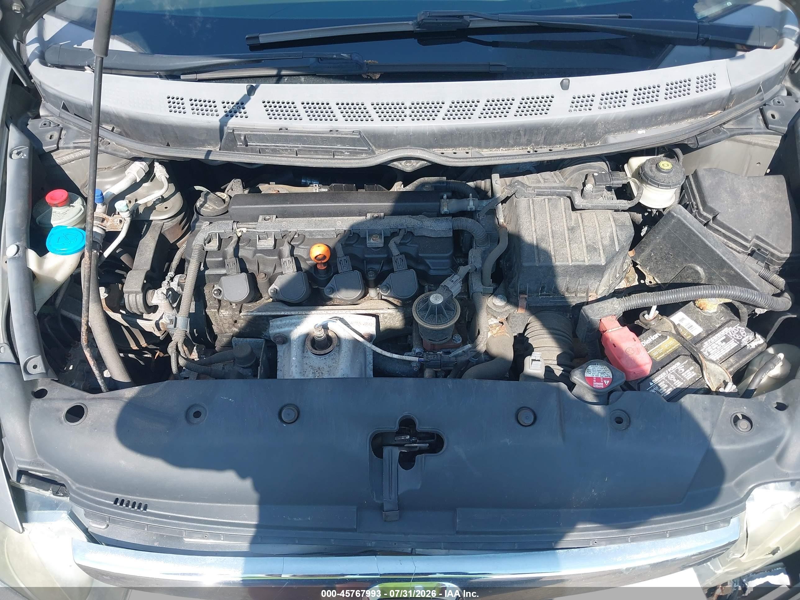 2008 Honda Civic Ex Brown vin: 2HGFA16808H353714