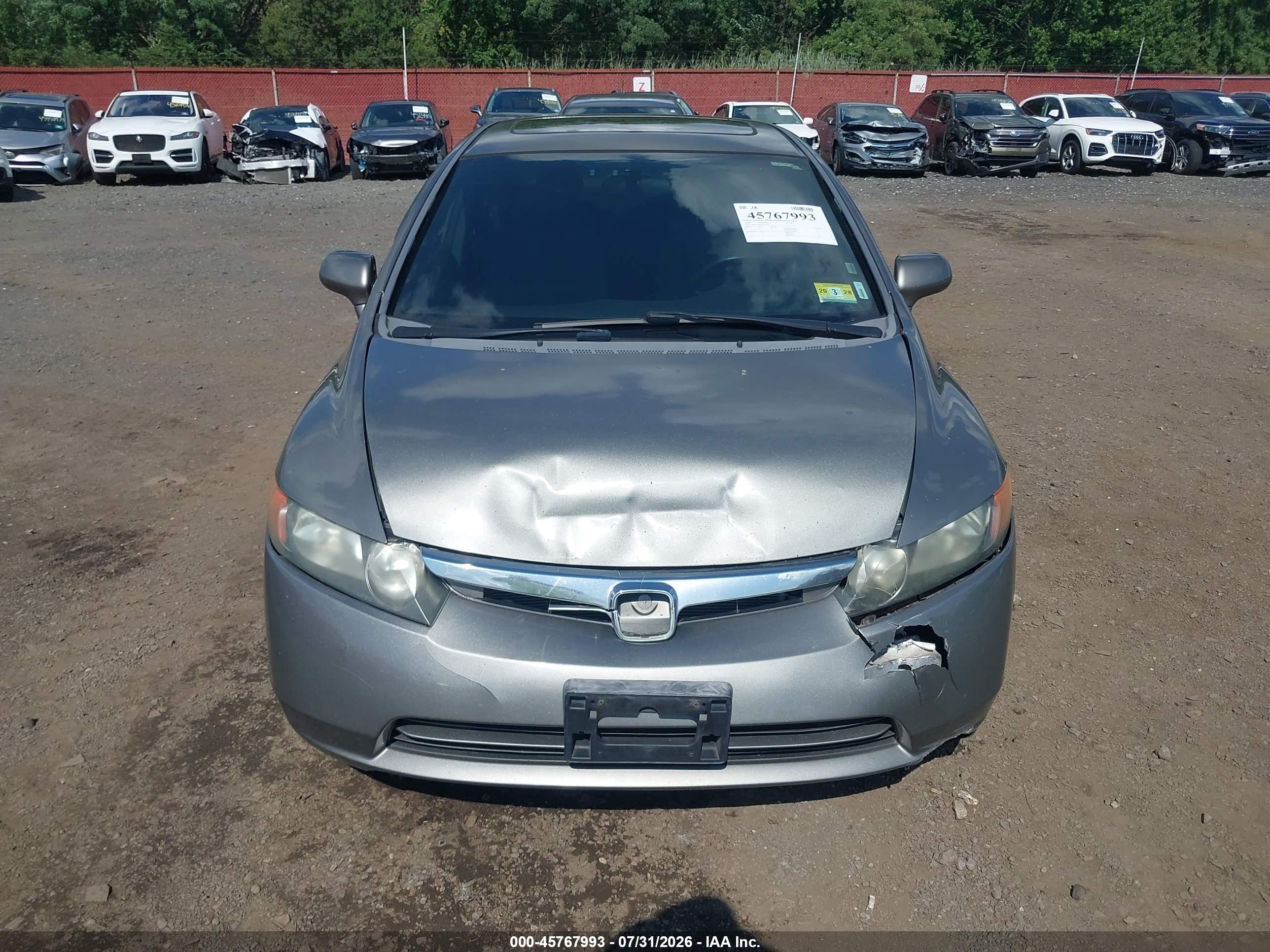 2008 Honda Civic Ex Brown vin: 2HGFA16808H353714