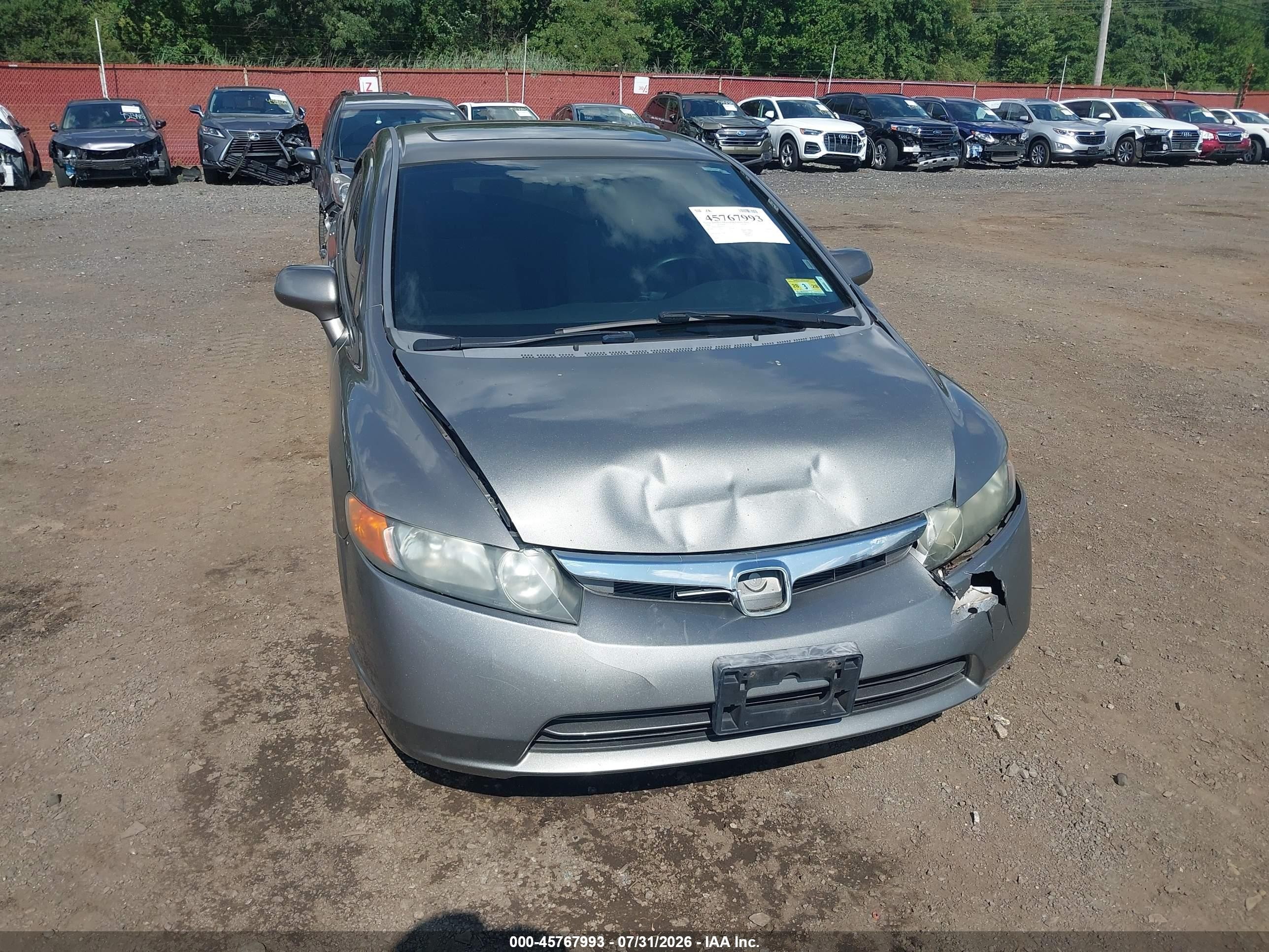 2008 Honda Civic Ex Brown vin: 2HGFA16808H353714