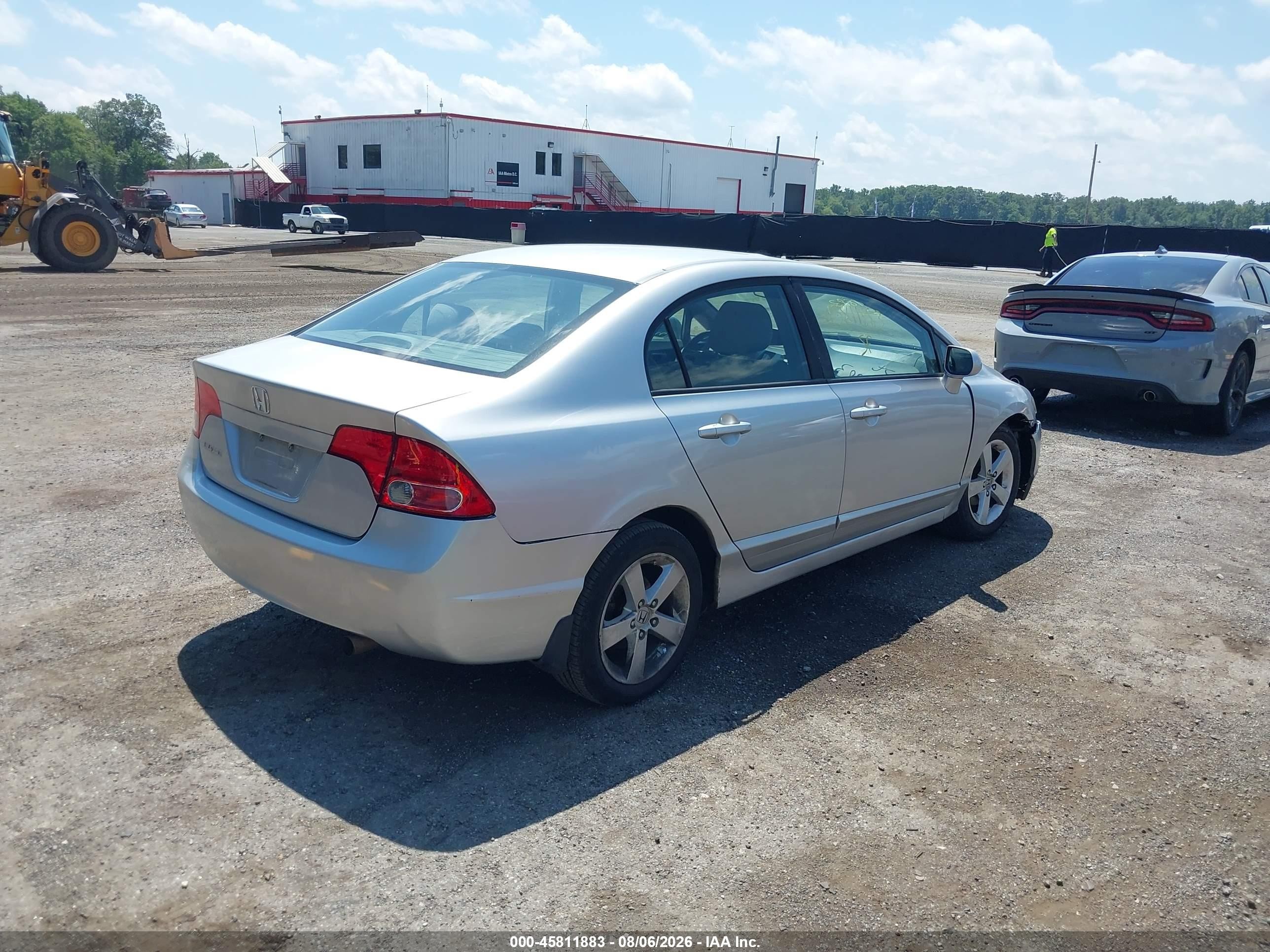 2008 Honda Civic Ex Gray vin: 2HGFA16808H357150
