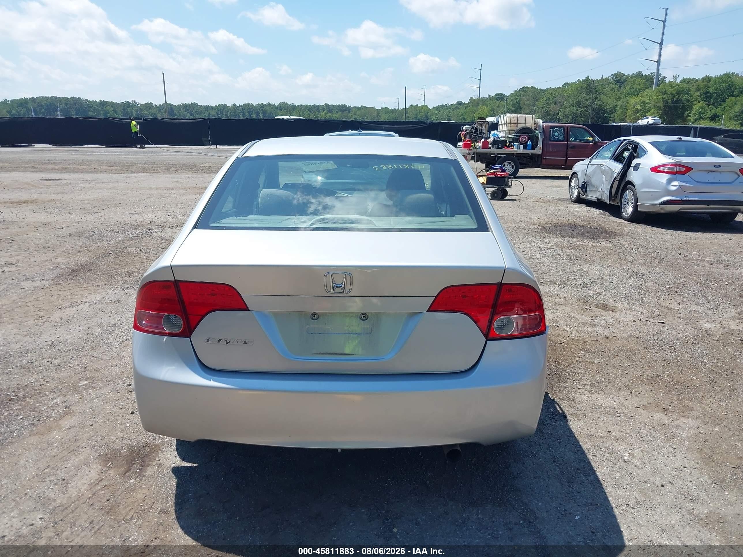 2008 Honda Civic Ex Gray vin: 2HGFA16808H357150