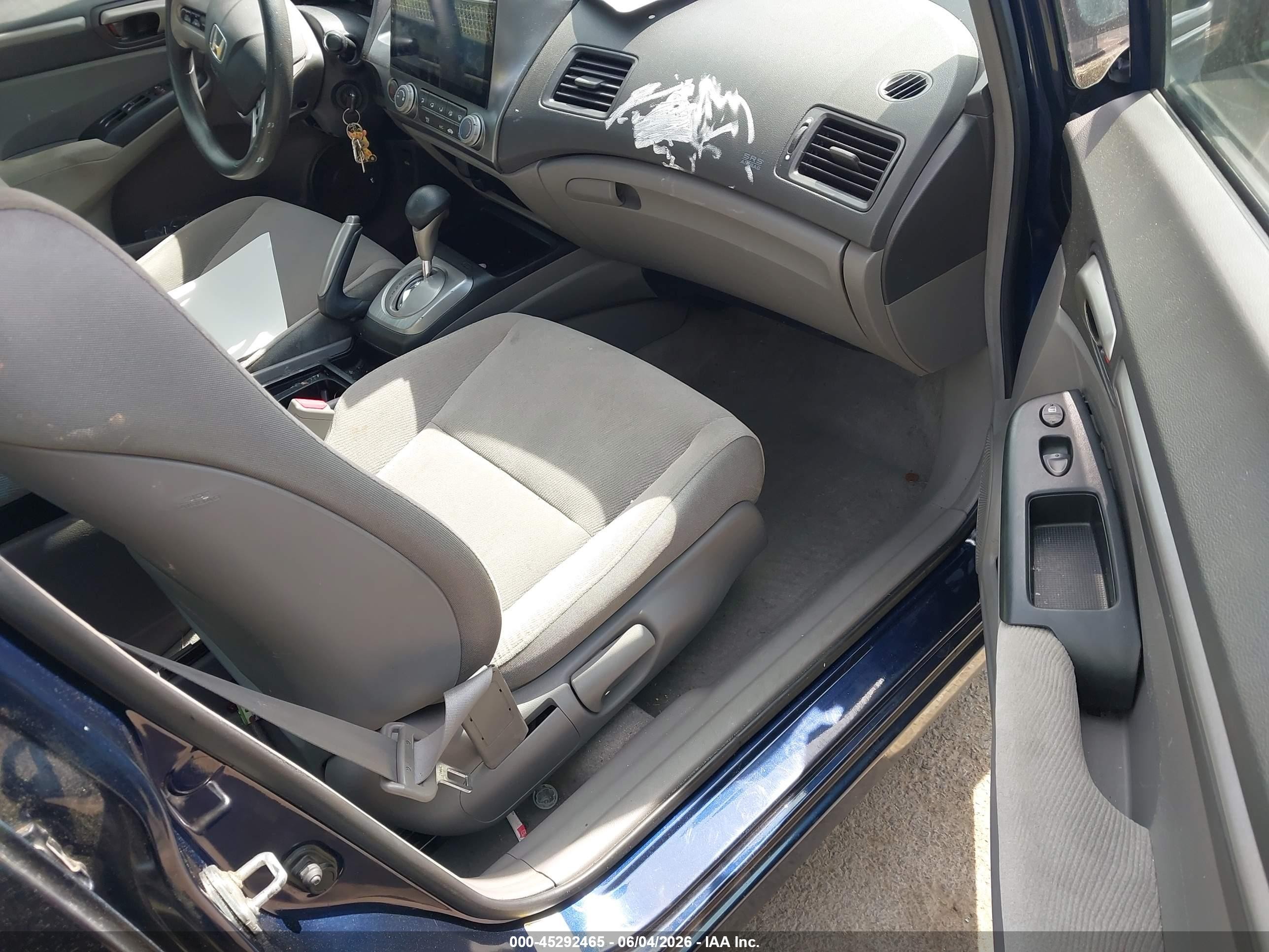 2008 Honda Civic Ex Blue vin: 2HGFA16808H500467