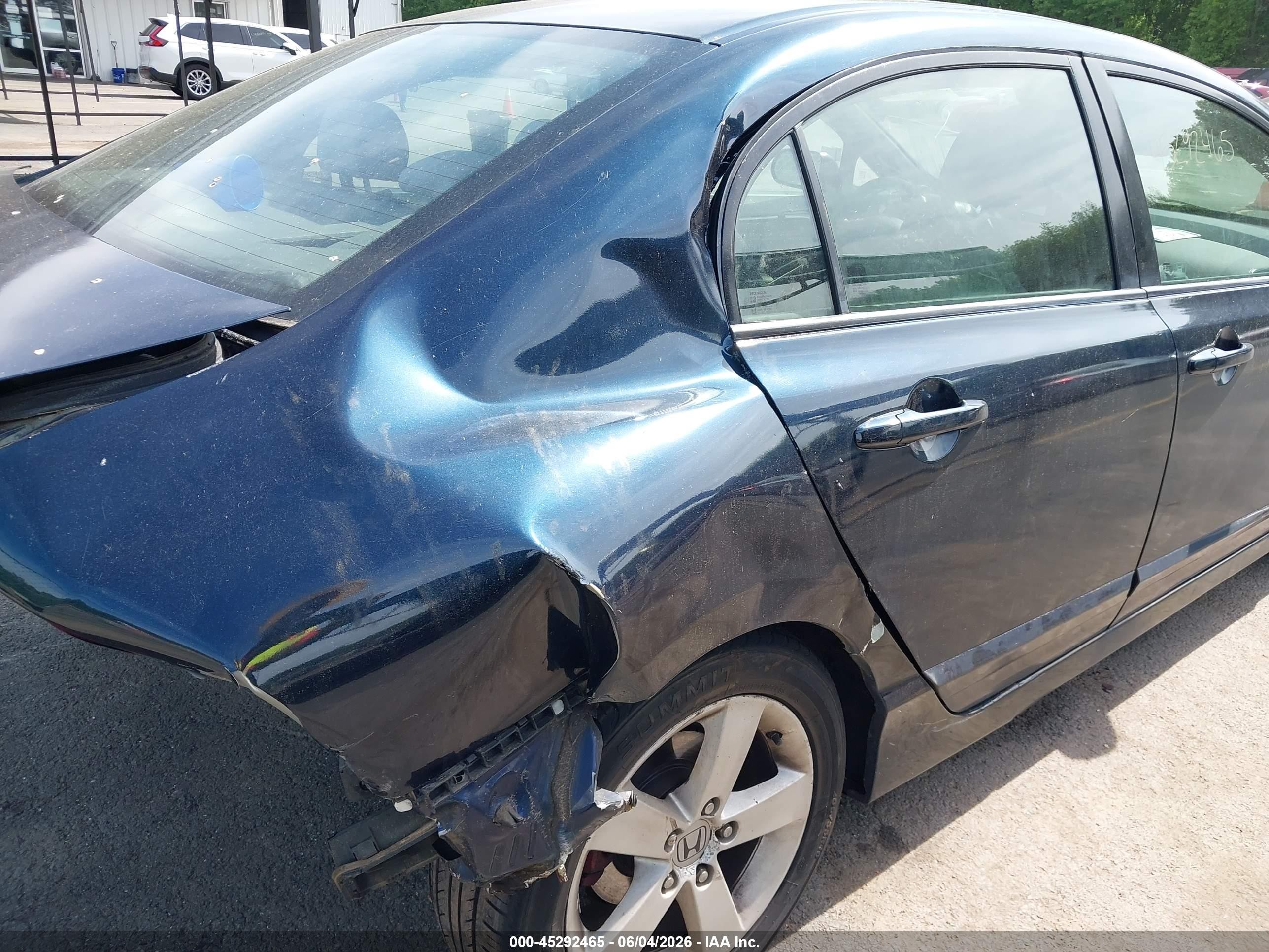 2008 Honda Civic Ex Blue vin: 2HGFA16808H500467