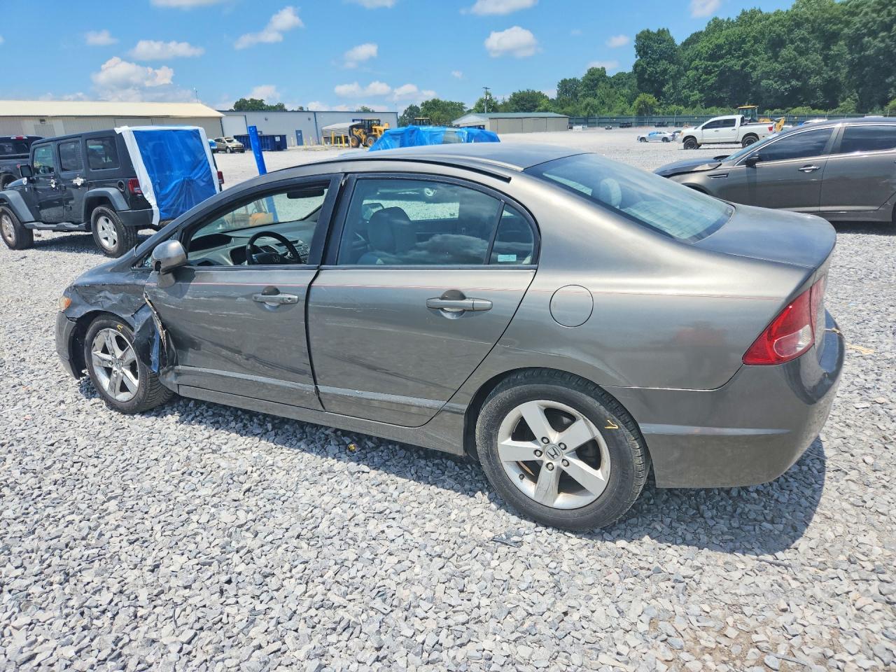 2008 Honda Civic Ex Gray vin: 2HGFA16808H507211