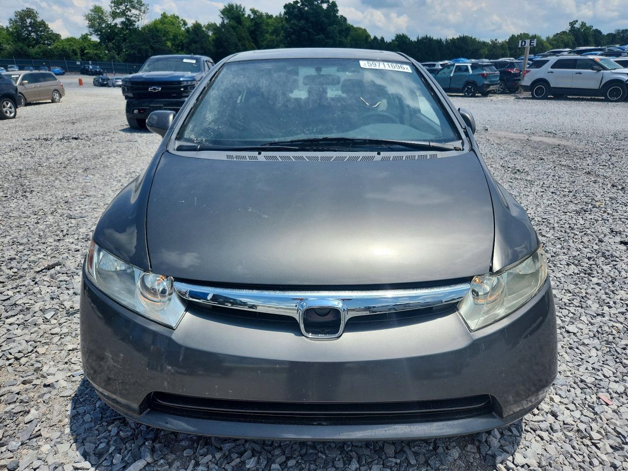 2008 Honda Civic Ex Gray vin: 2HGFA16808H507211