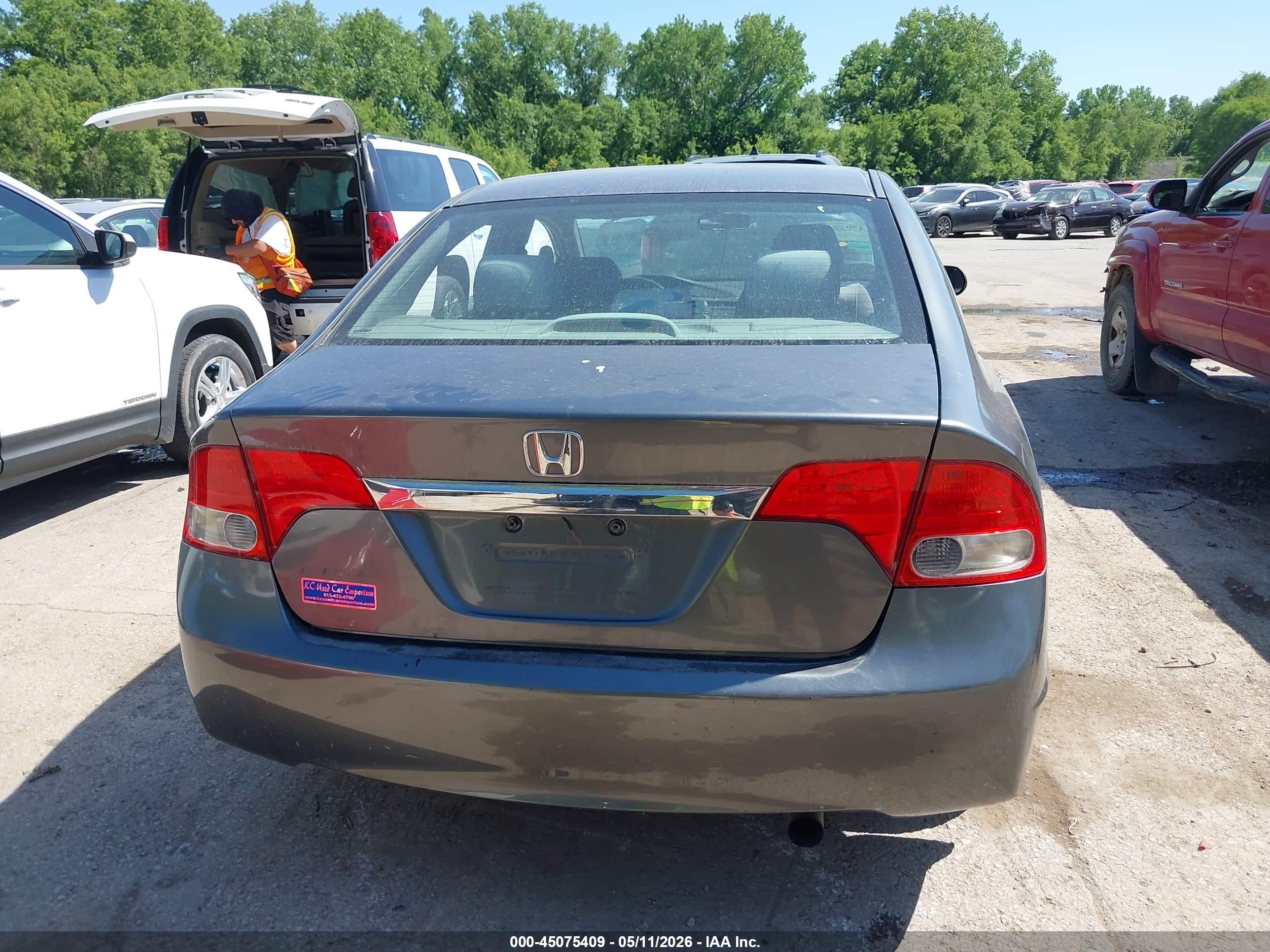 2009 Honda Civic Ex Gray vin: 2HGFA16809H341743