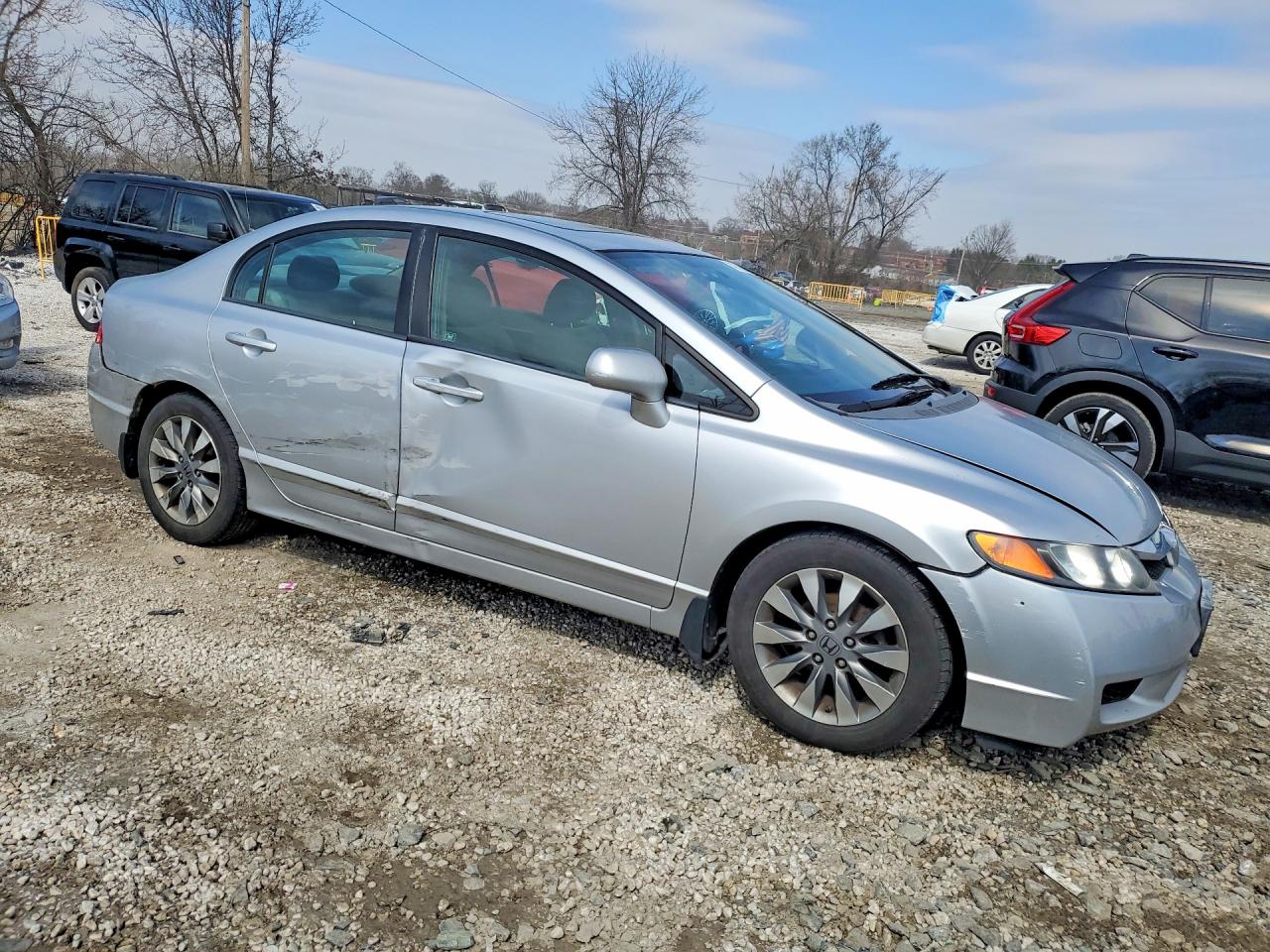 2009 Honda Civic Ex Silver vin: 2HGFA16809H341869