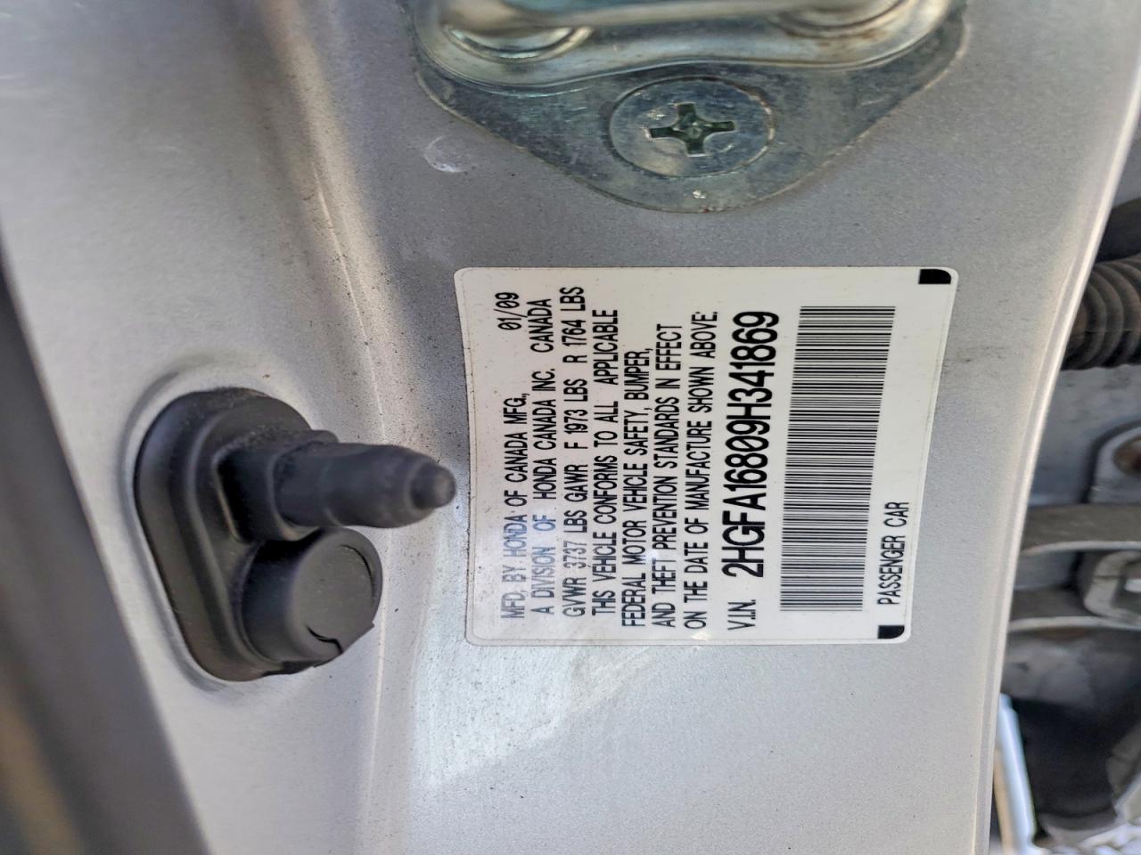 2009 Honda Civic Ex Silver vin: 2HGFA16809H341869